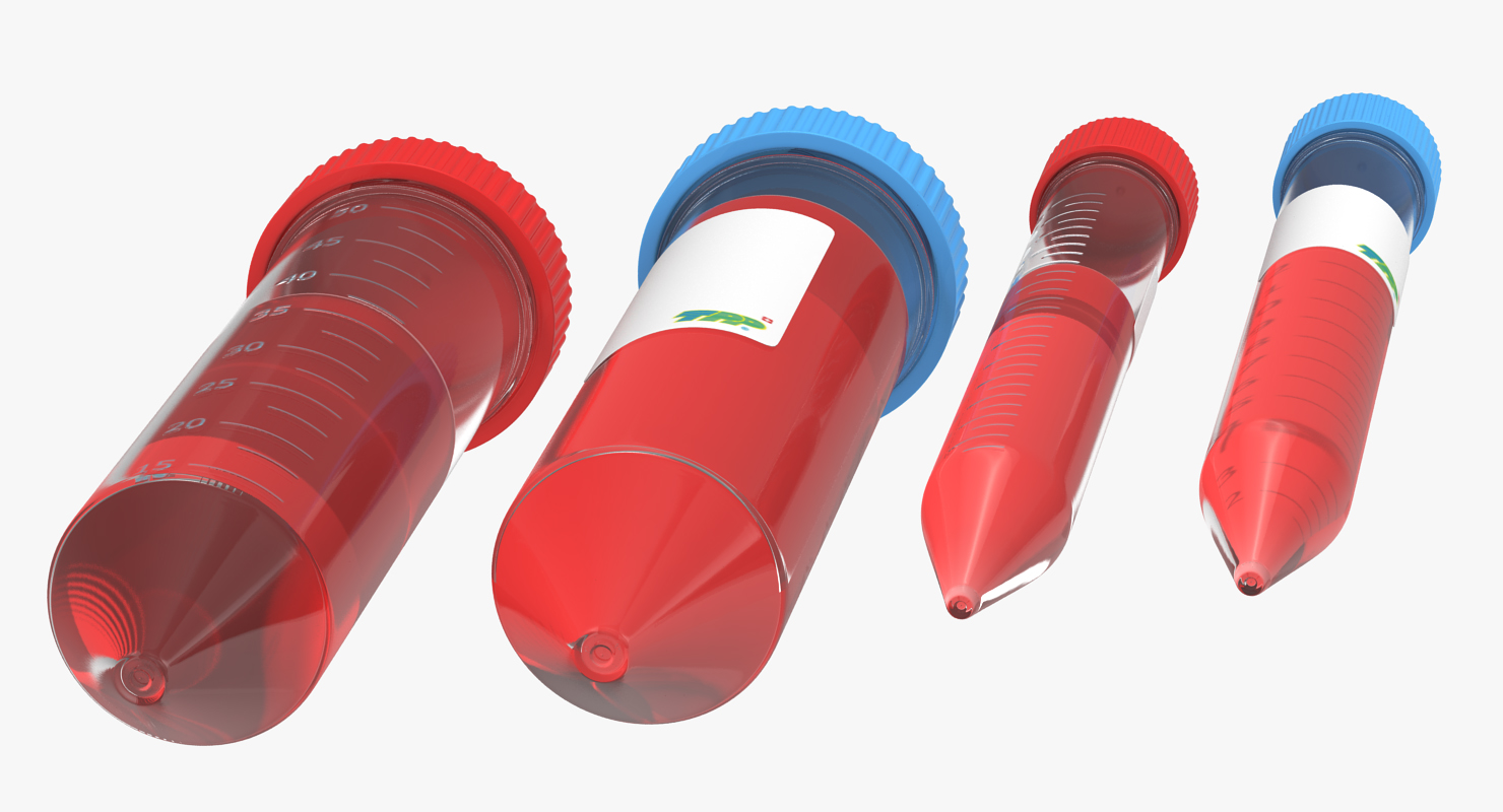 Lab Test Tubes 3D model