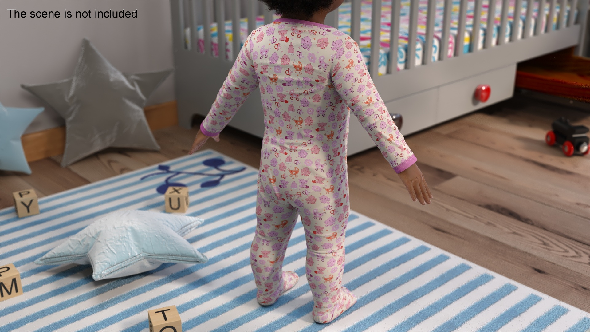 3D model Bodysuit for Toddler