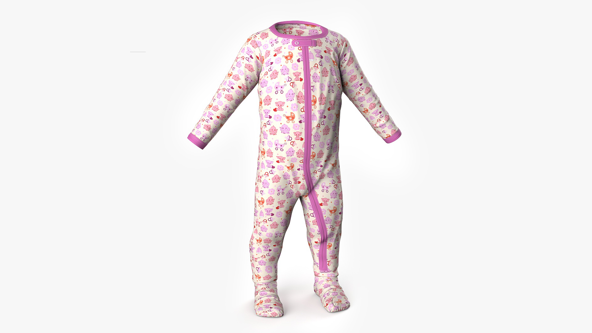 3D model Bodysuit for Toddler