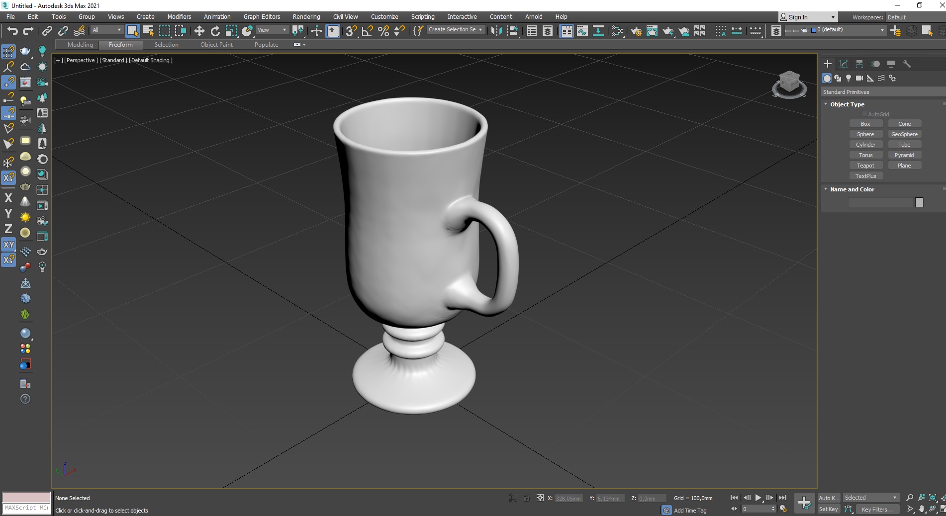 3D model Irish Glass Coffee Mug for 3D Print