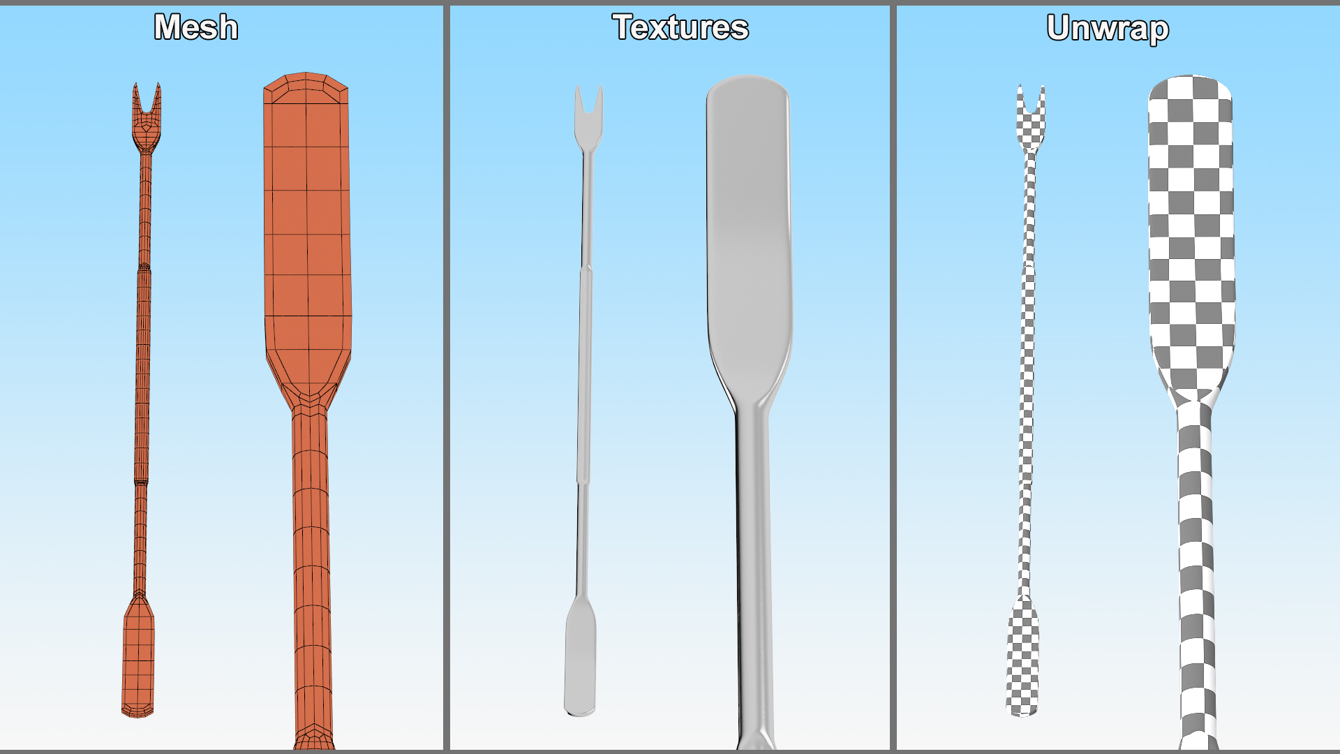 Fork Lobster 3D