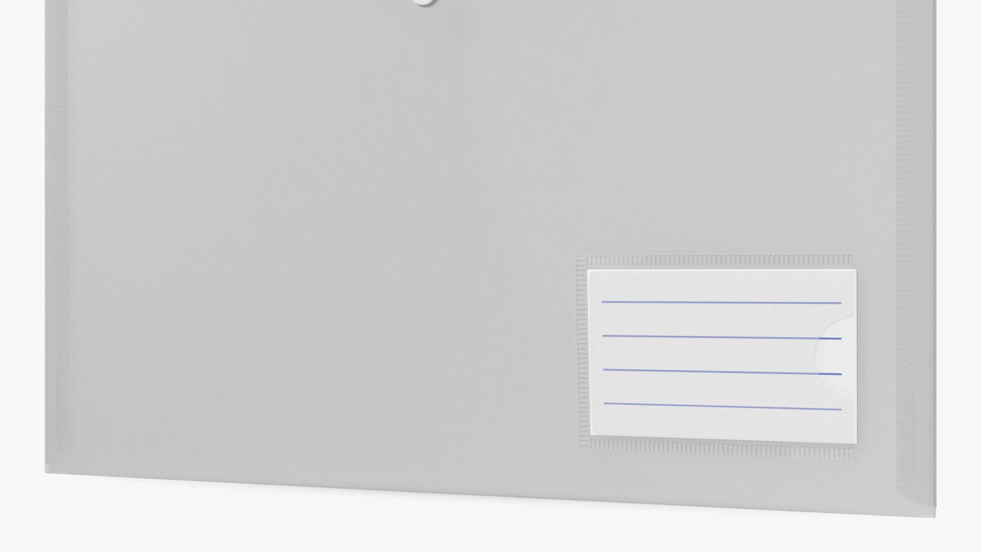 Clear Plastic Document Folder Open 3D model