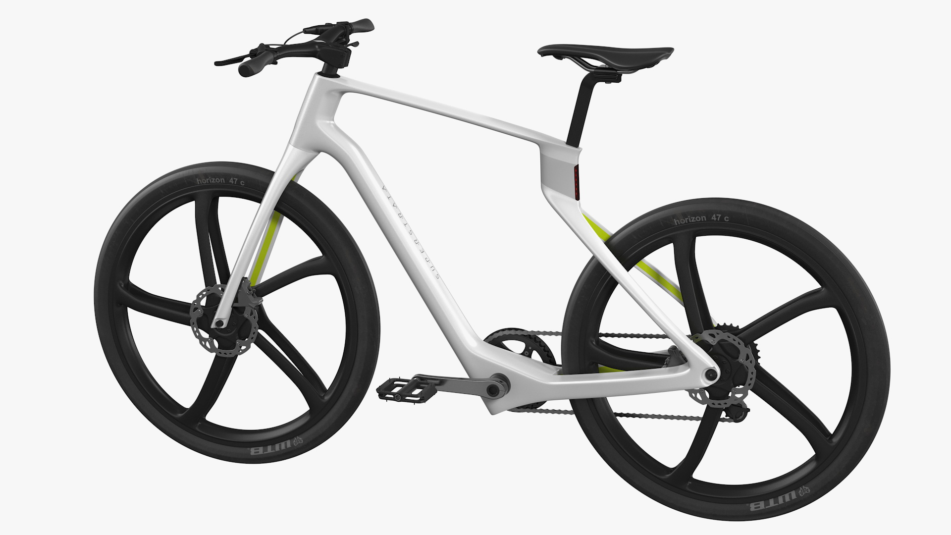 3D model Superstrata E Carbon Electric Bike White