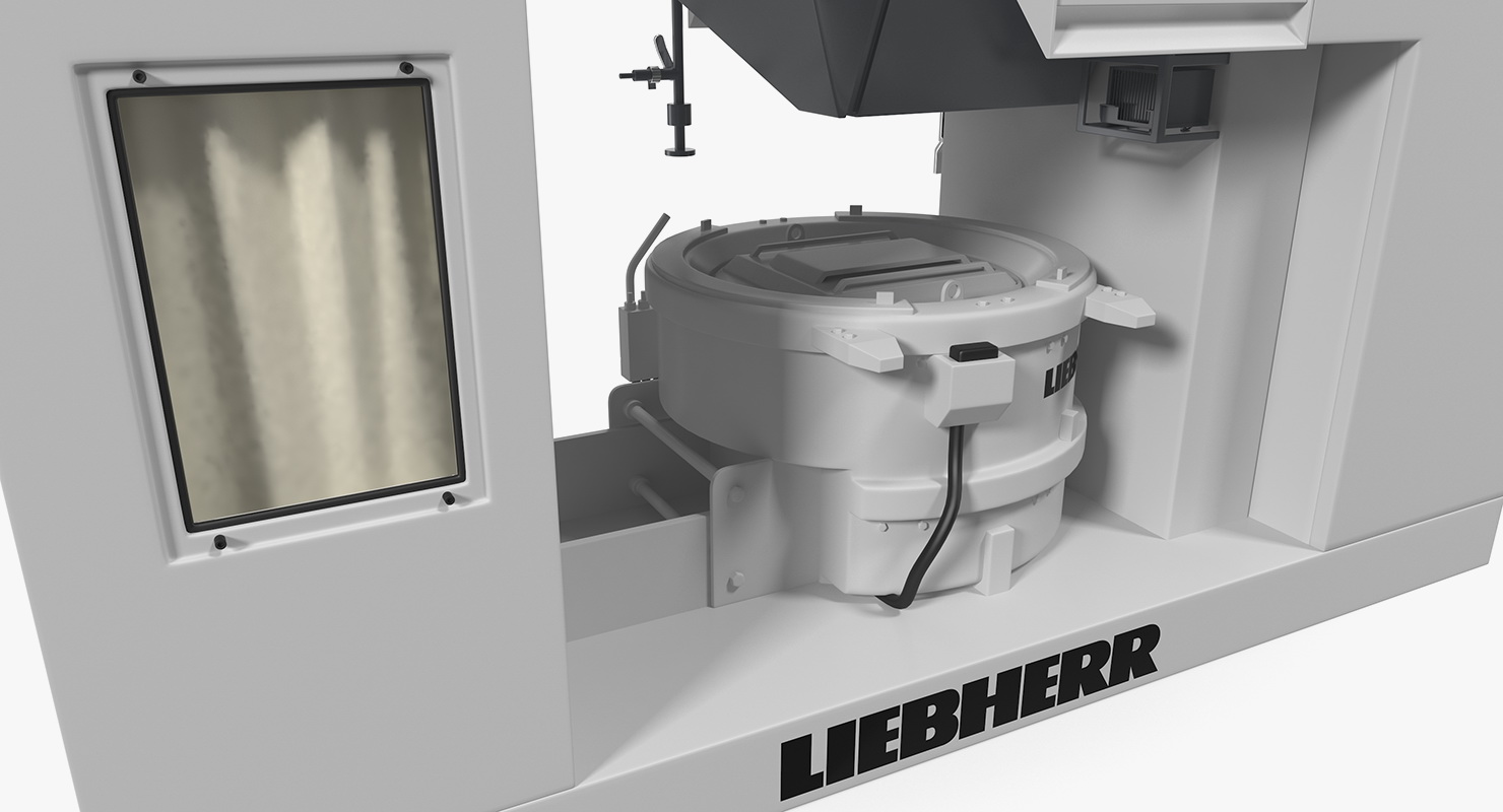 3D model Liebherr Mobile Ring-pan Mixer