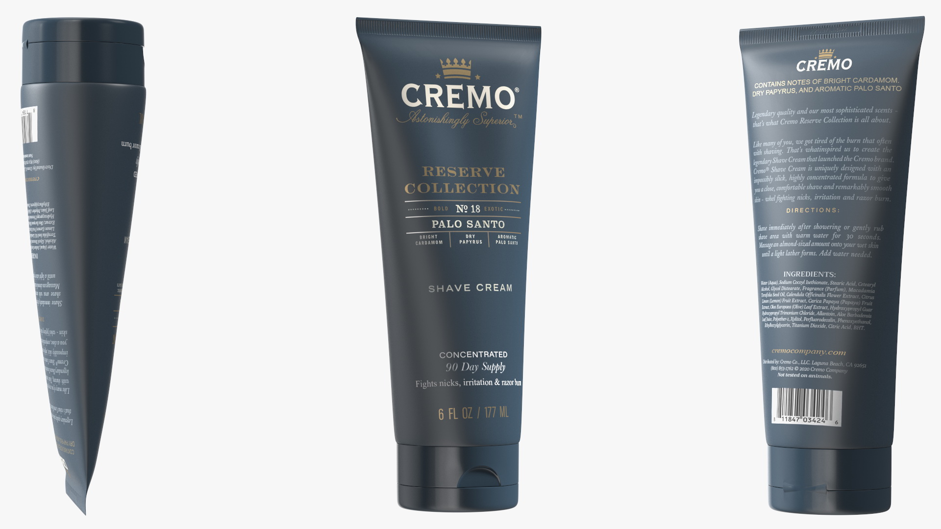 Shaving Cream Cremo Reserve 3D