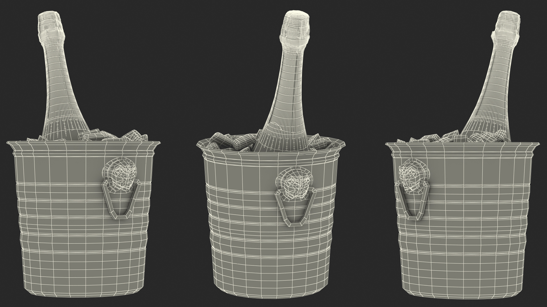 3D model Ice Bucket Champagne