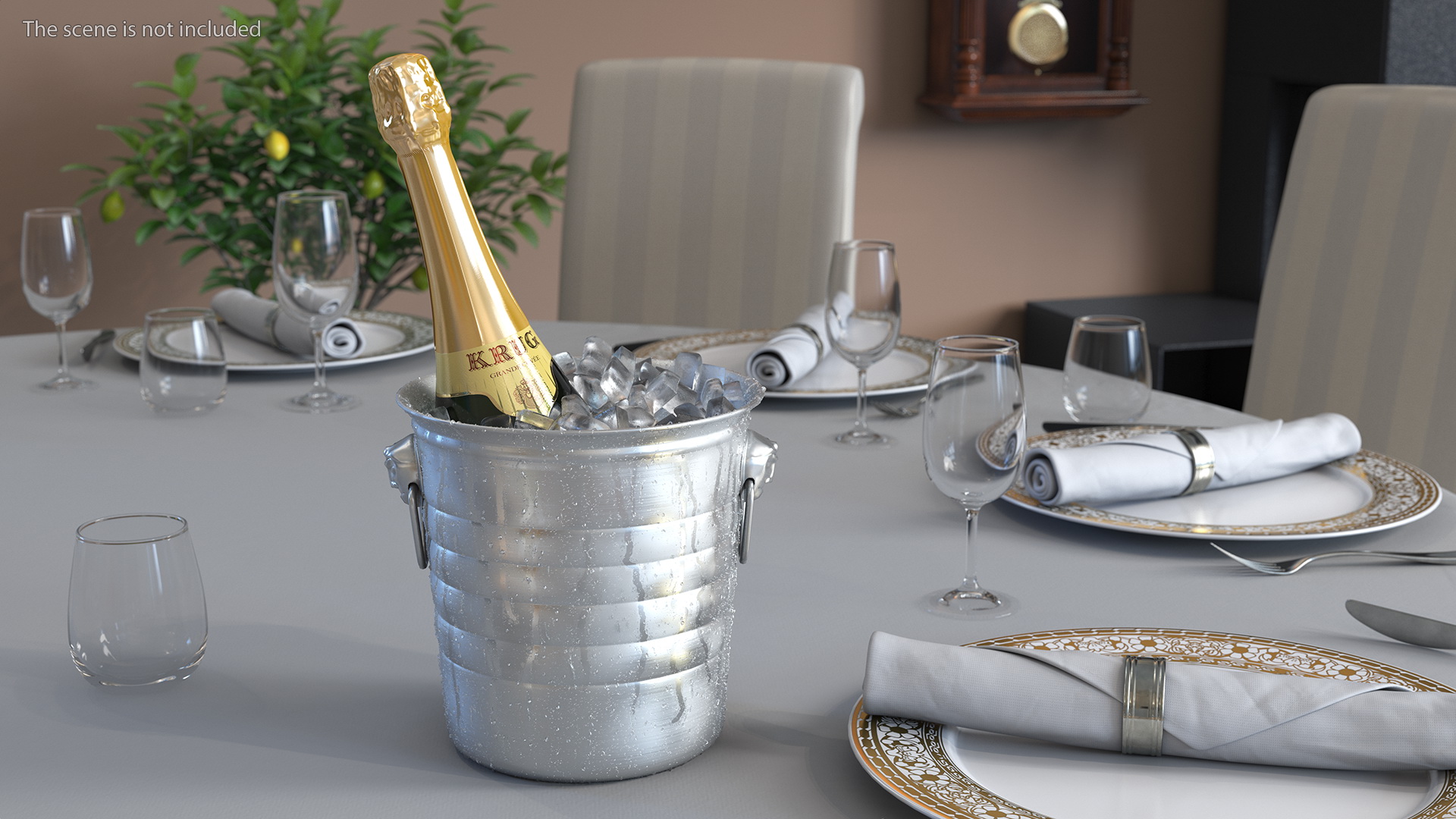 3D model Ice Bucket Champagne