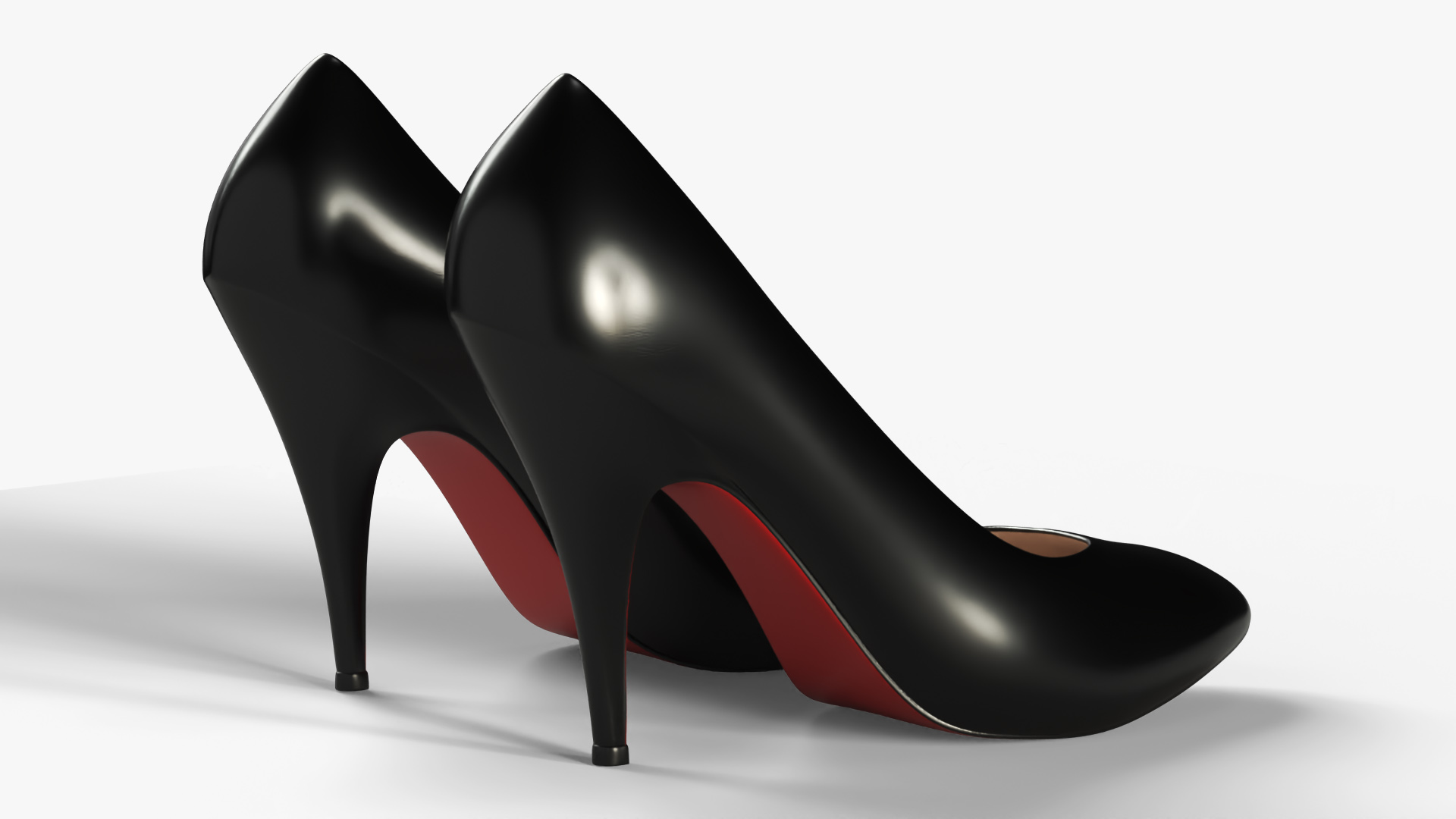 Glamorous High-Heeled Shoes 3D