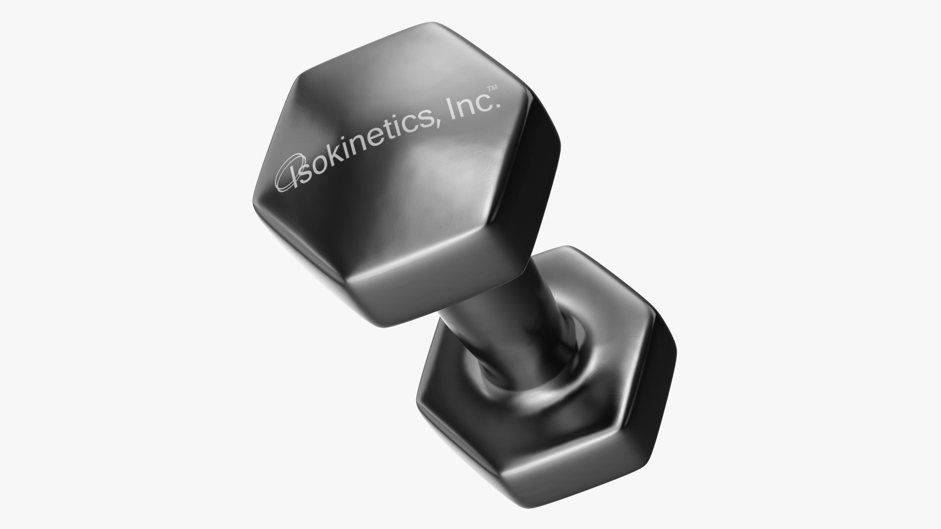 3D Hand Weight Dumbbell Vinyl Coated model