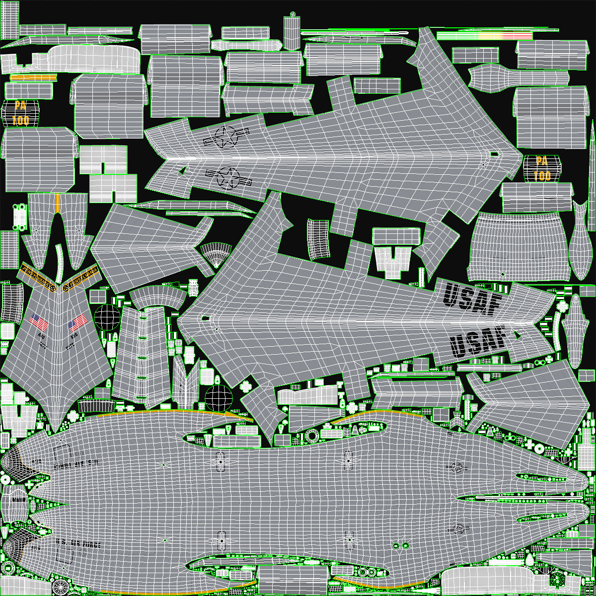 3D Boeing KC 135 Stratotanker Rigged model