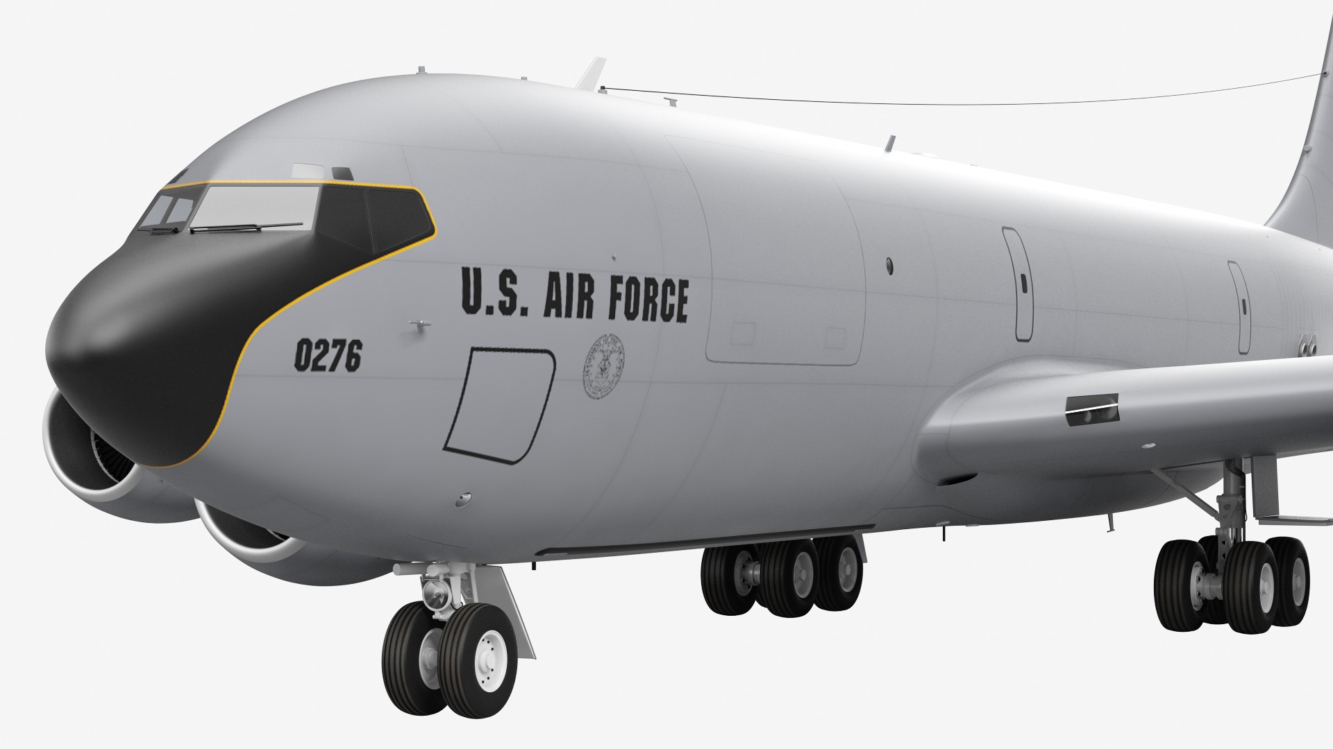 3D Boeing KC 135 Stratotanker Rigged model