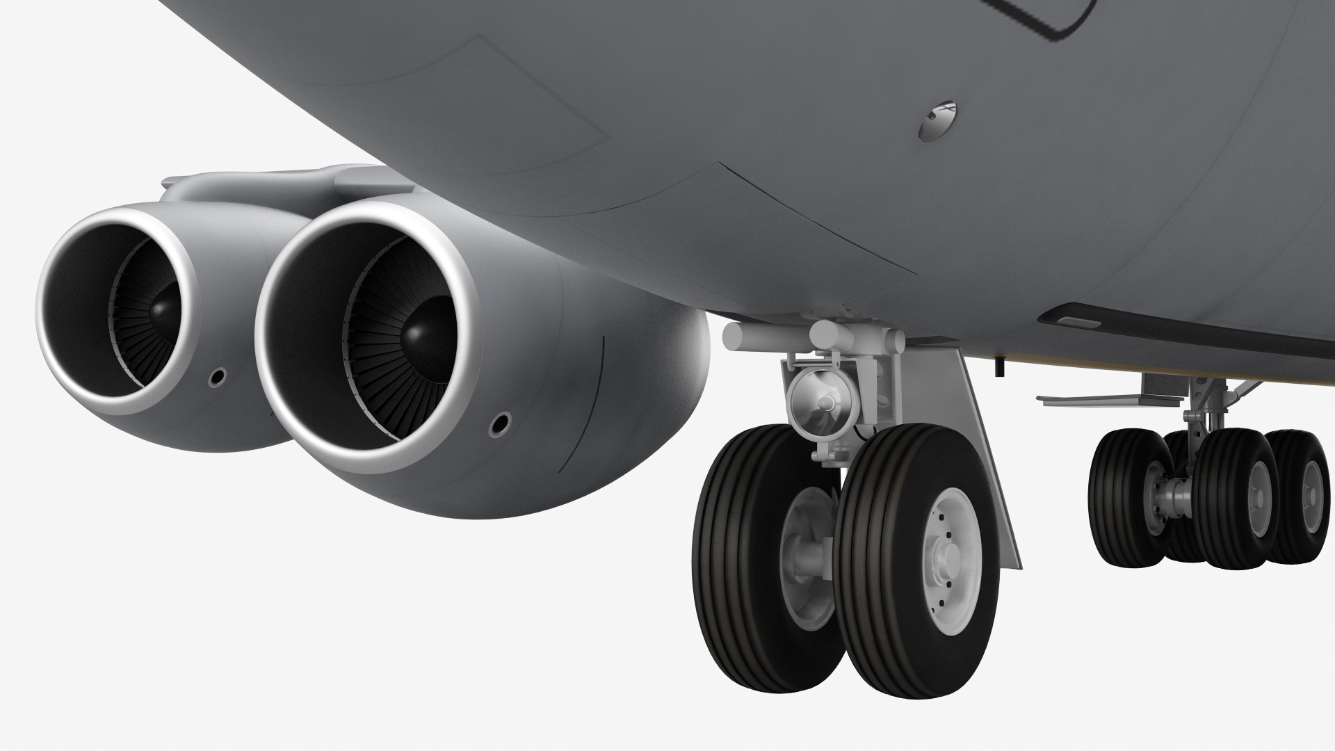 3D Boeing KC 135 Stratotanker Rigged model