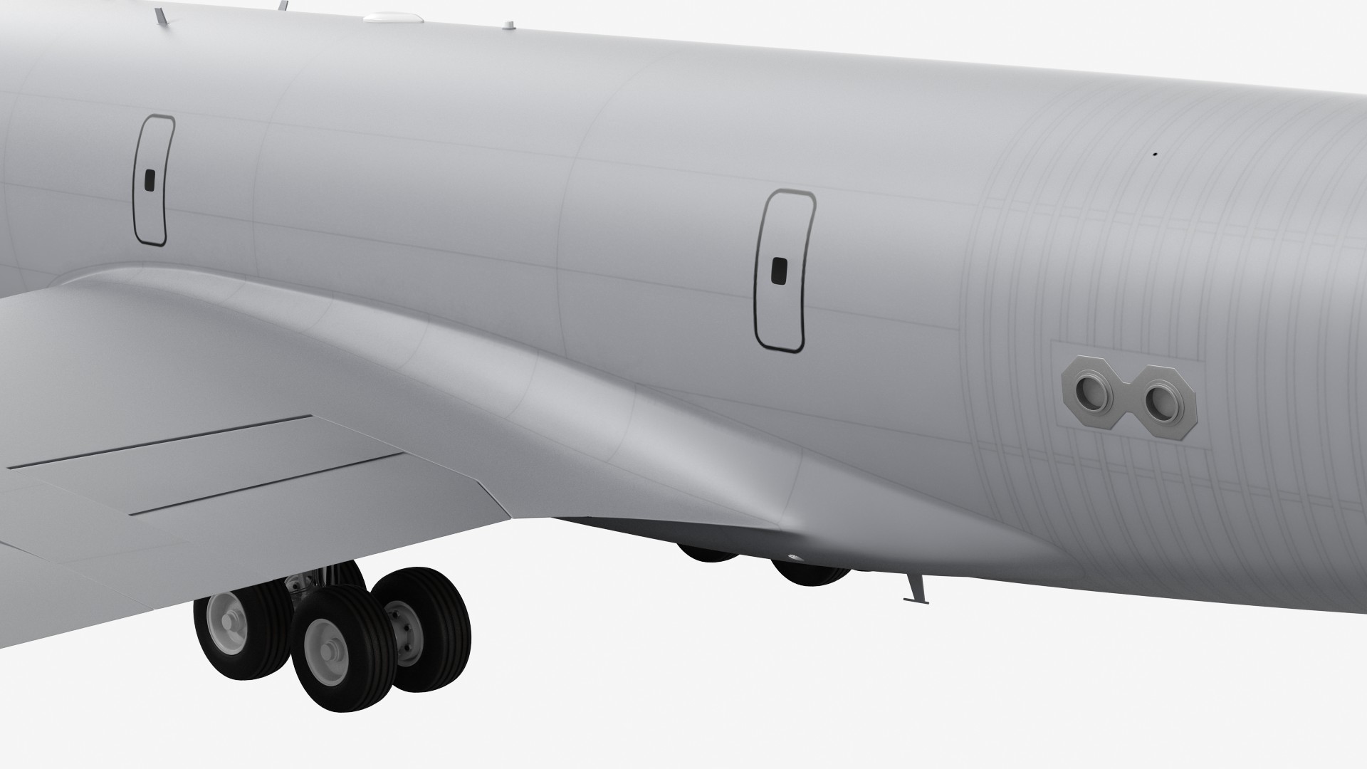 3D Boeing KC 135 Stratotanker Rigged model