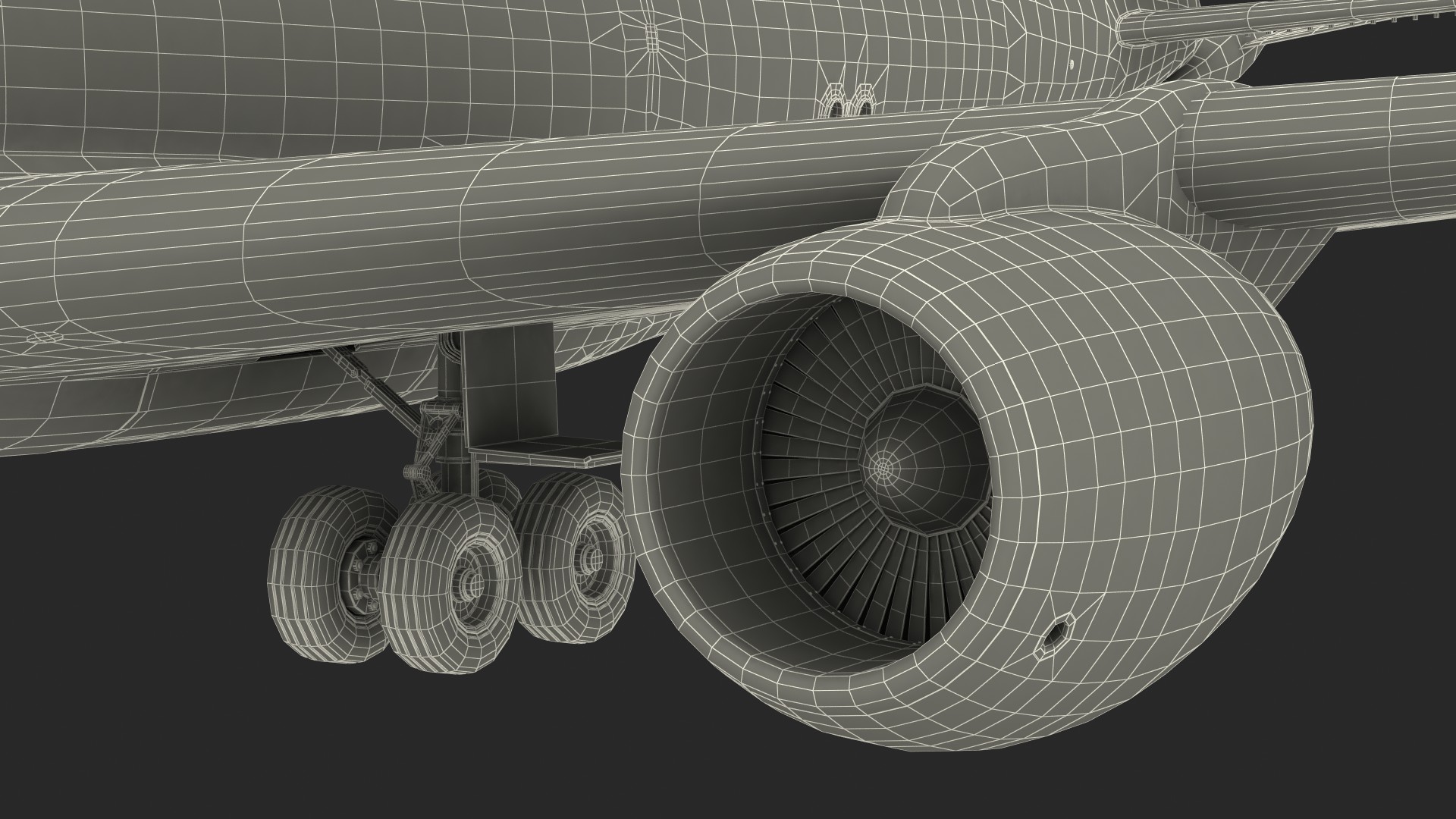 3D Boeing KC 135 Stratotanker Rigged model