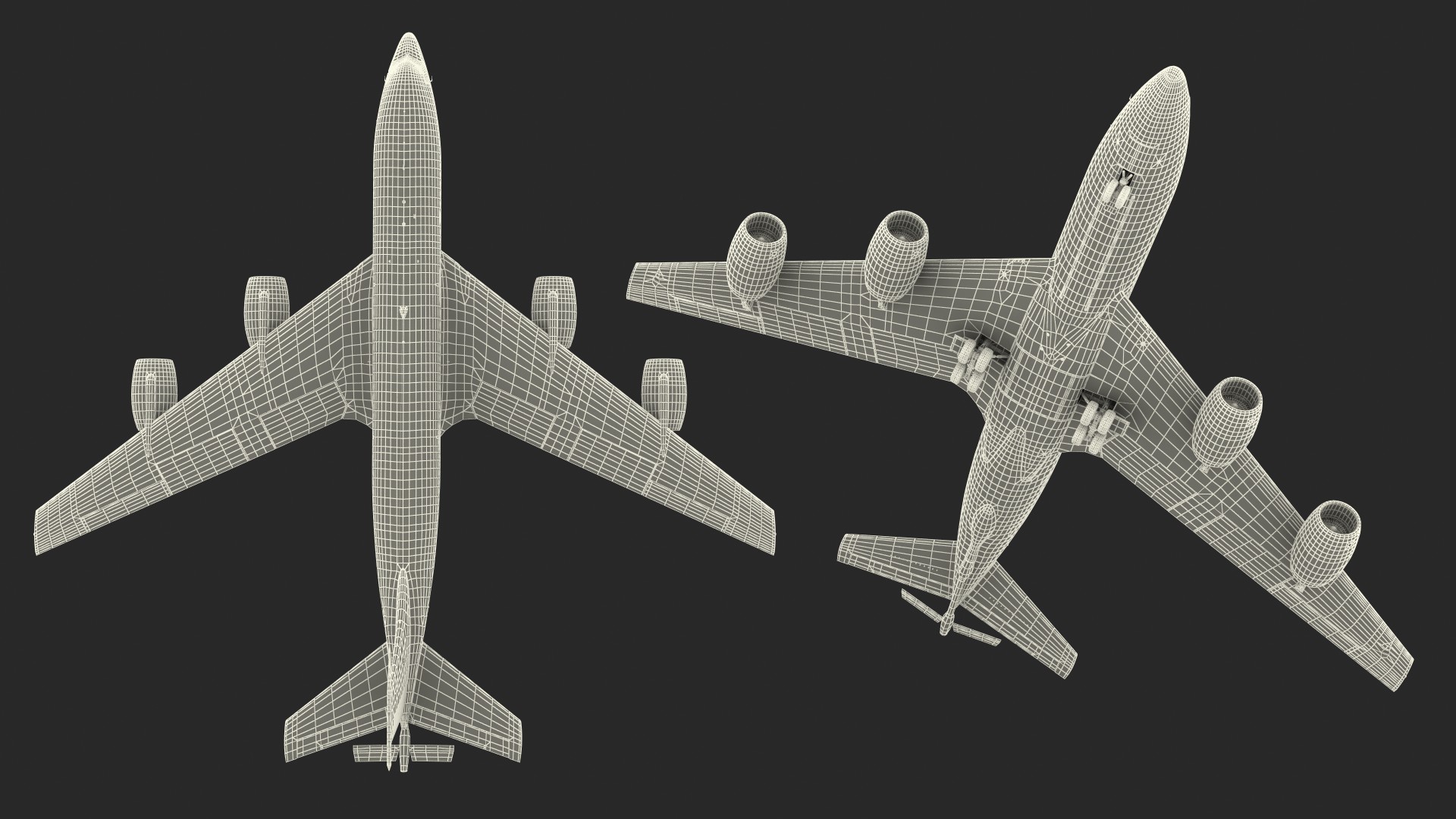 3D Boeing KC 135 Stratotanker Rigged model