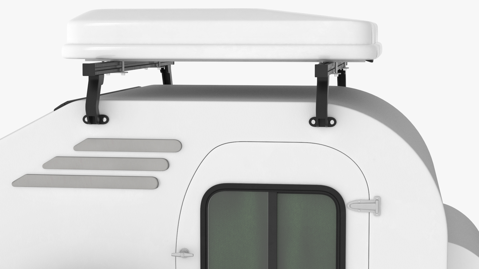 3D model Travel Trailer White