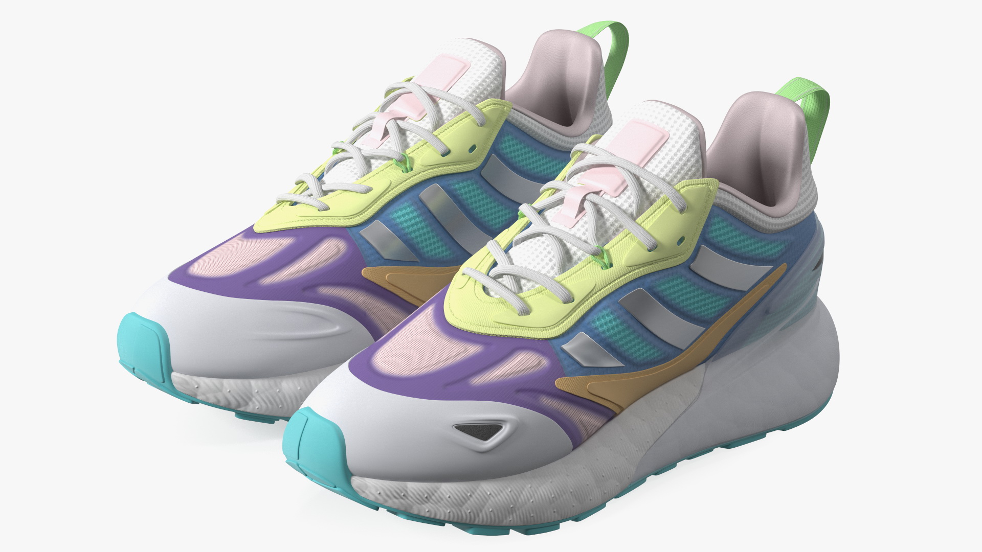 3D Colored Sneakers