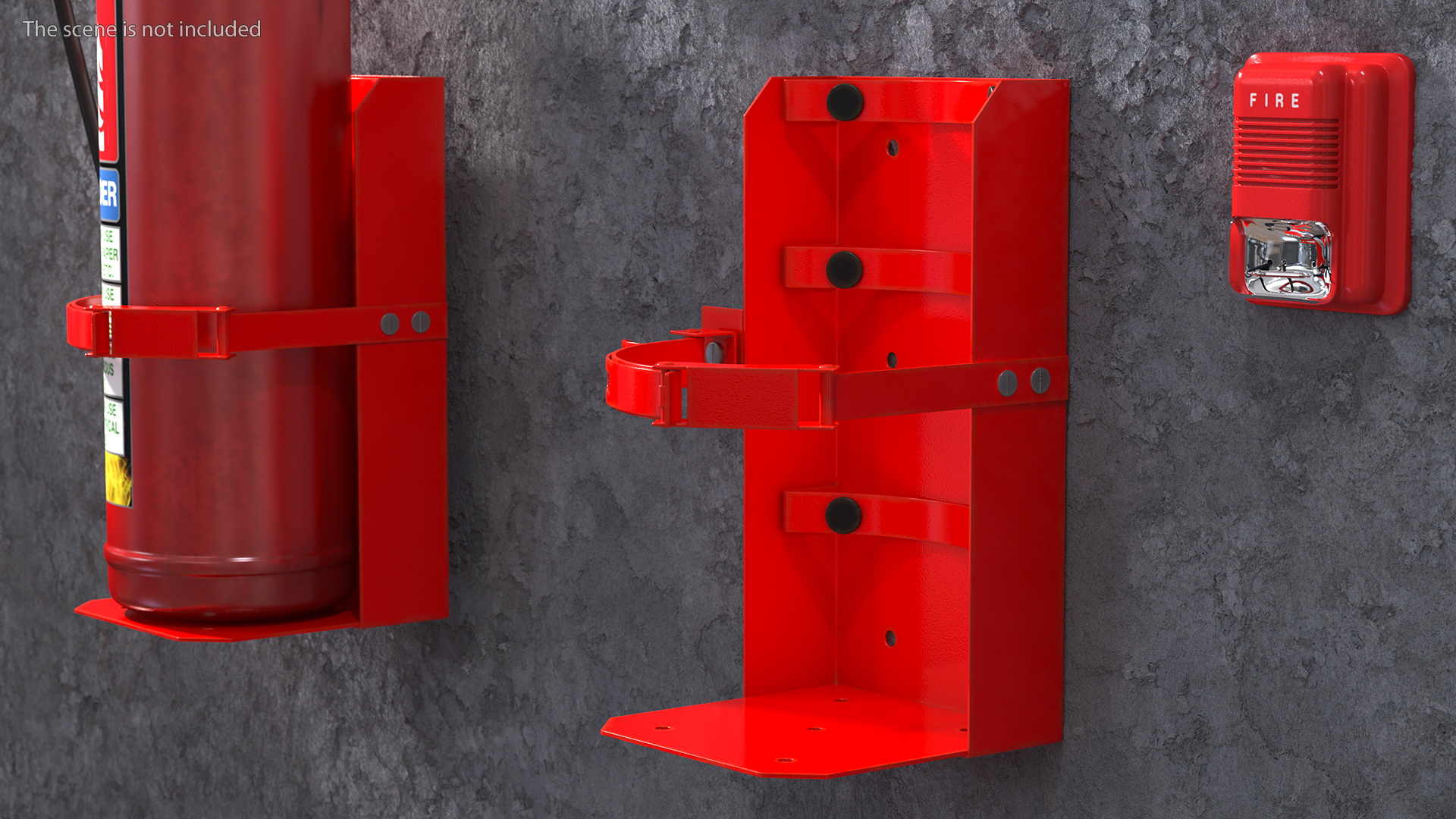 Mount for Fire Extinguisher 3D