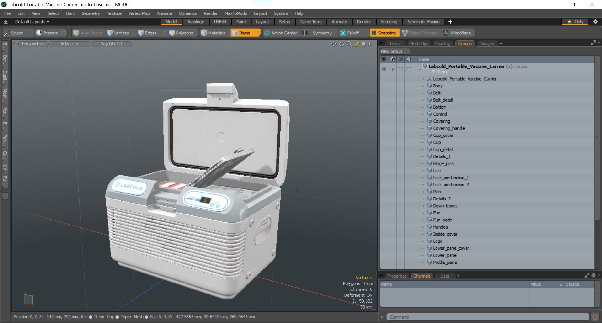 Labcold Portable Vaccine Carrier 3D