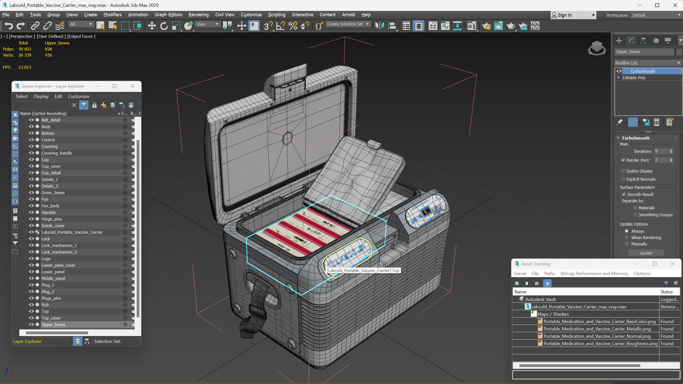 Labcold Portable Vaccine Carrier 3D