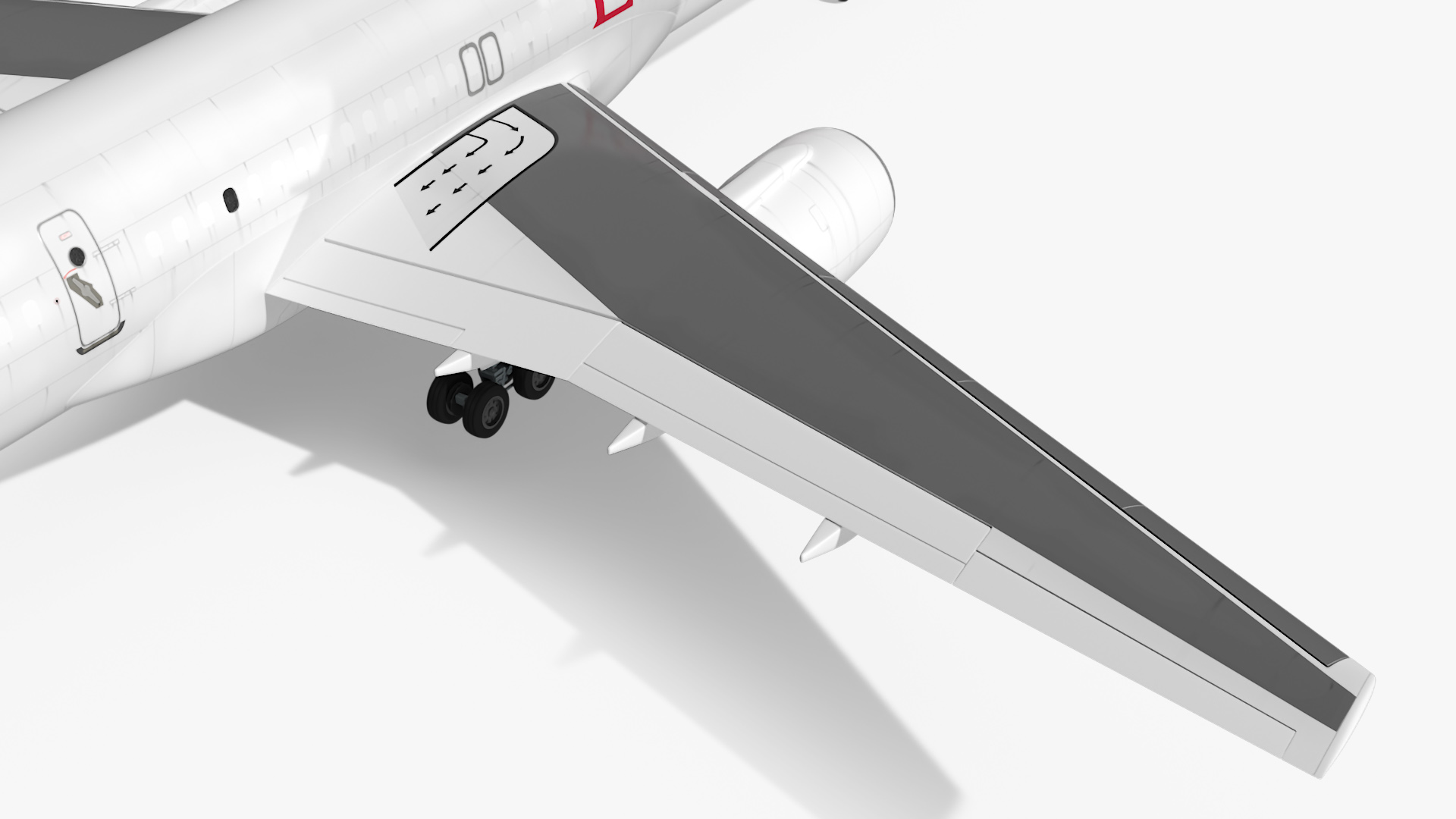 3D model Ethiopian Airlines Boeing 757 Aircraft Rigged