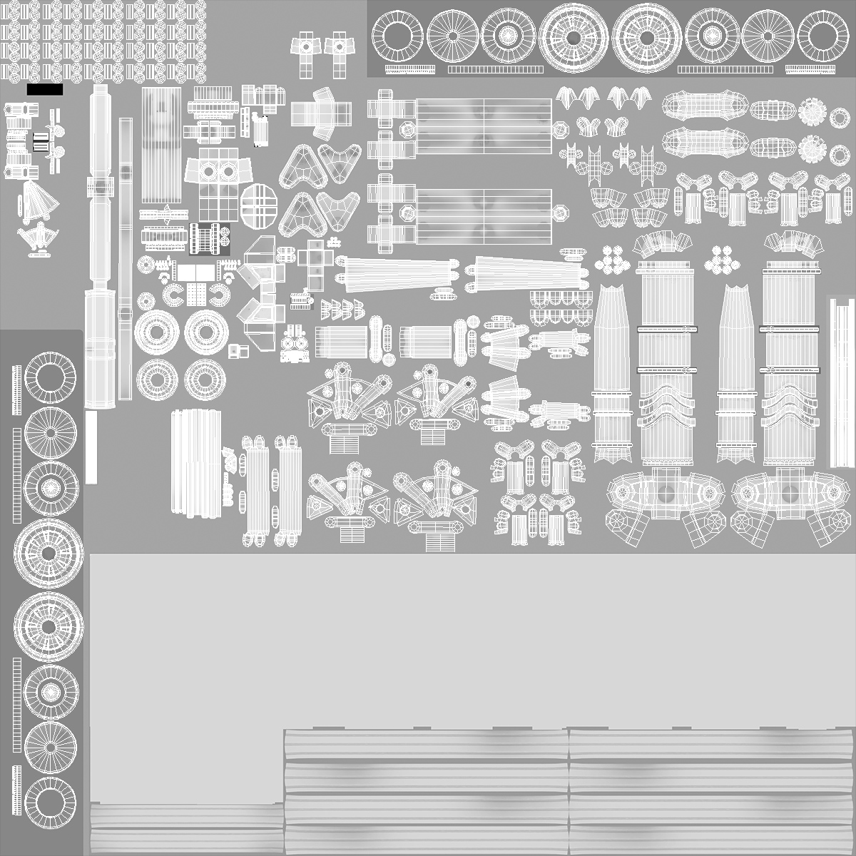 3D model Ethiopian Airlines Boeing 757 Aircraft Rigged