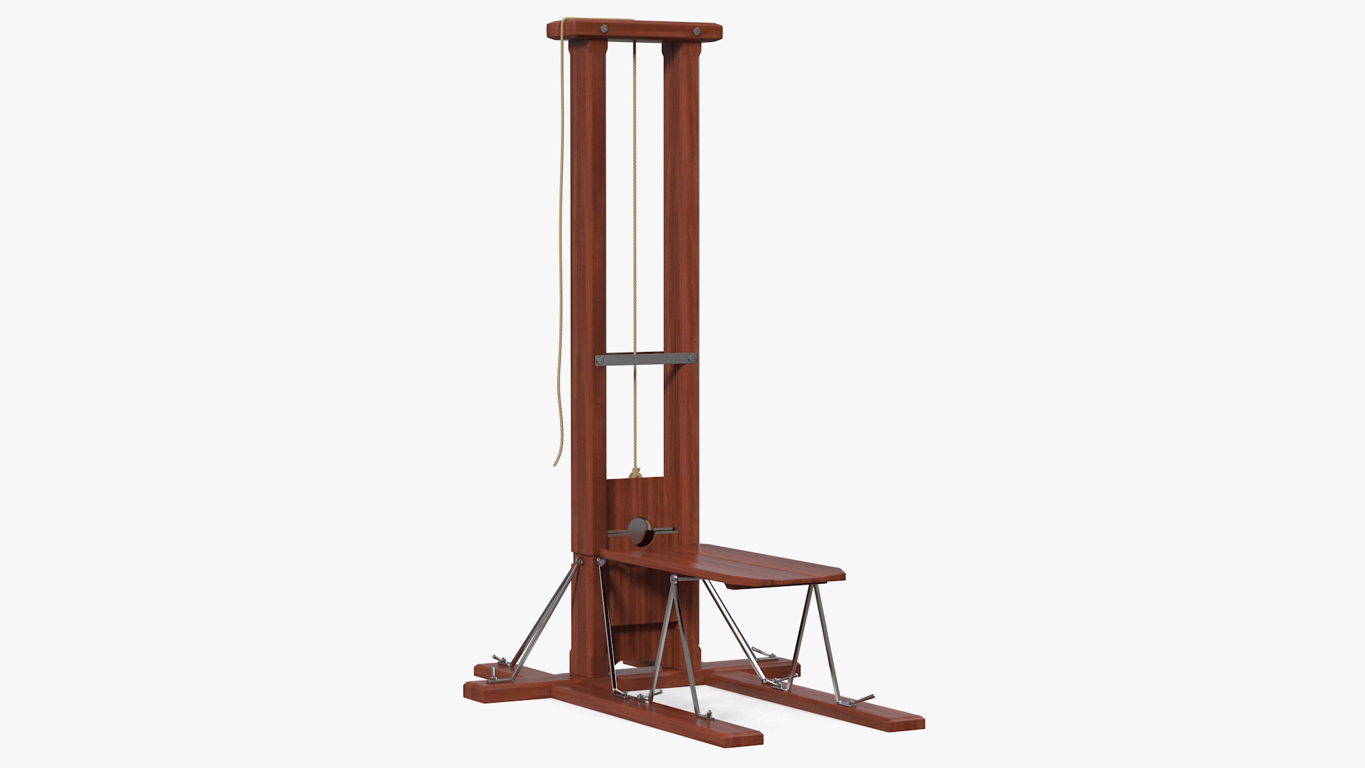 3D Vintage French Revolution Guillotine