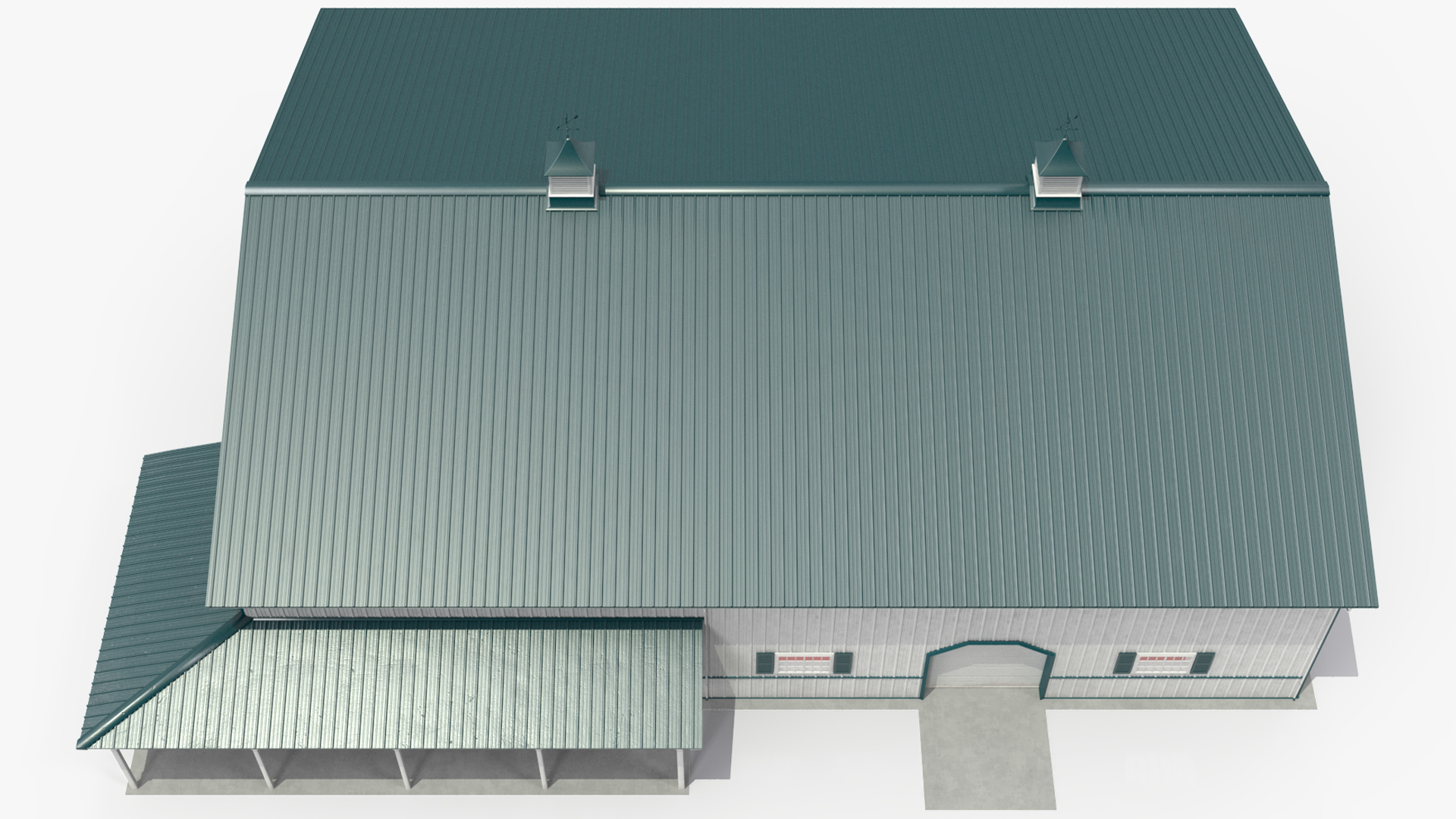 3D Aircraft Storage Hangar model