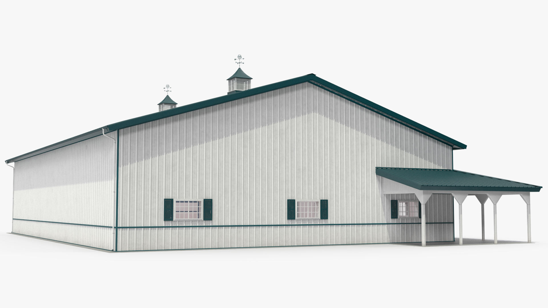 3D Aircraft Storage Hangar model