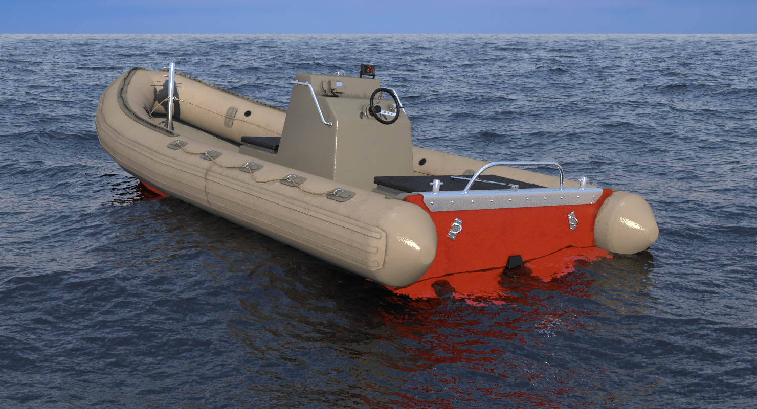 3D Rescue Boat