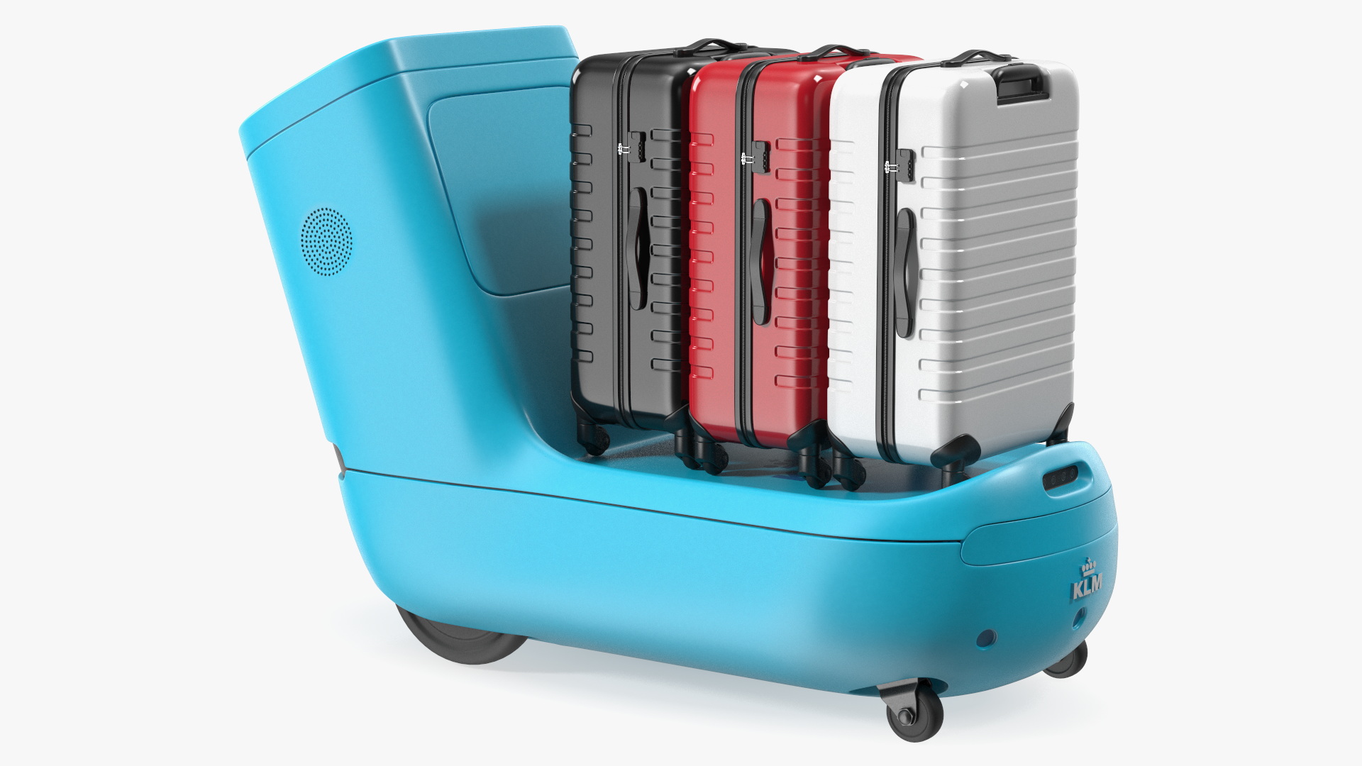 Luggage Bags at KLM Care E Robot 3D