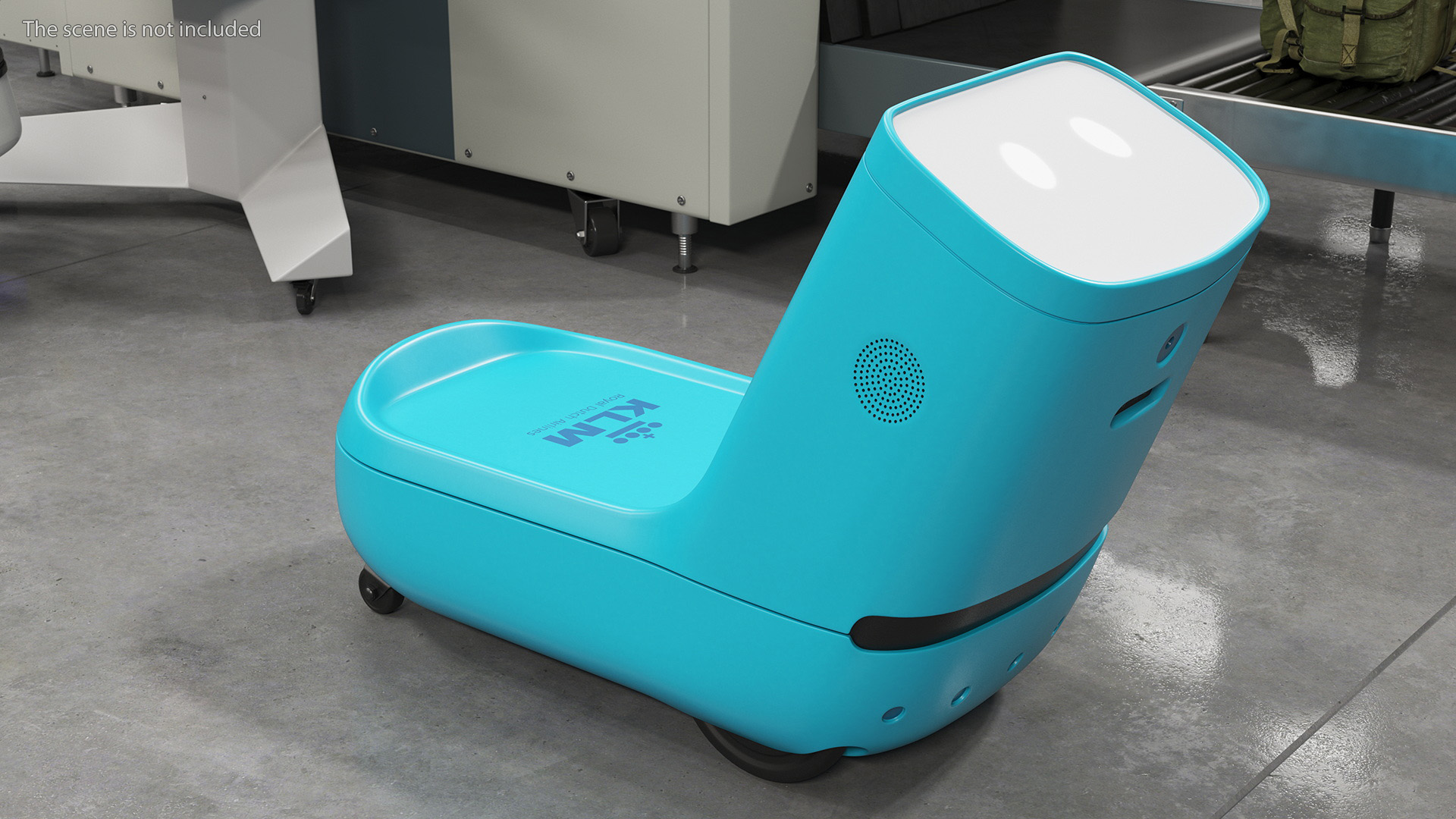 Luggage Bags at KLM Care E Robot 3D