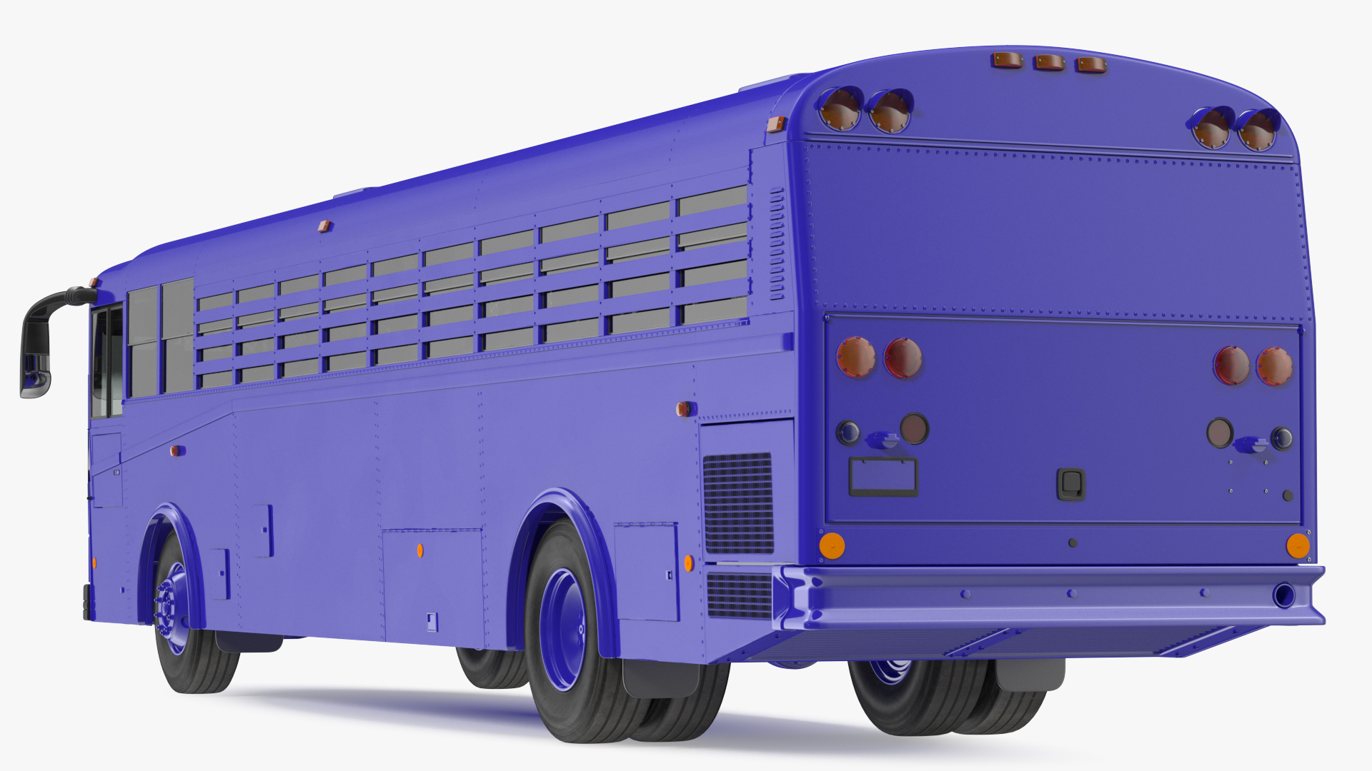 3D model Prison Transport Bus