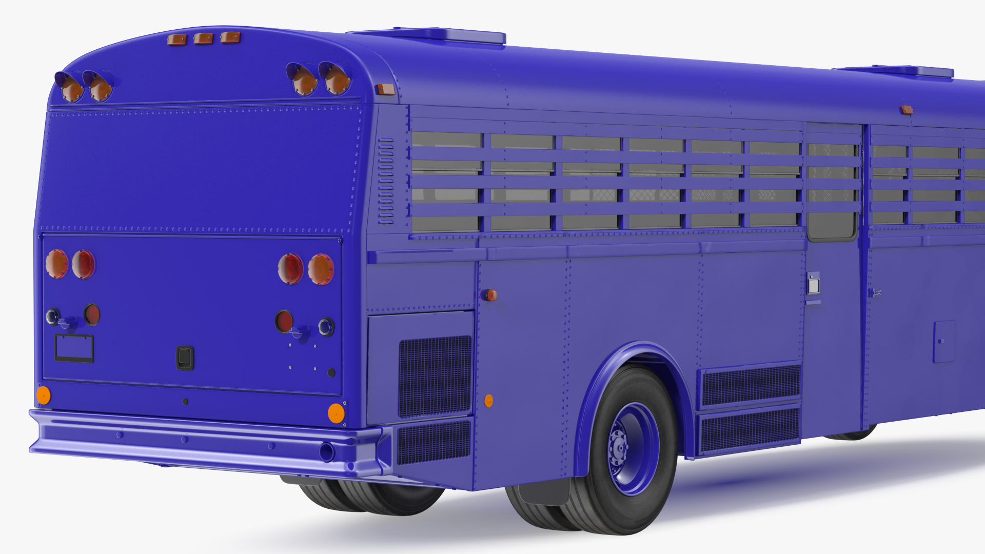 3D model Prison Transport Bus