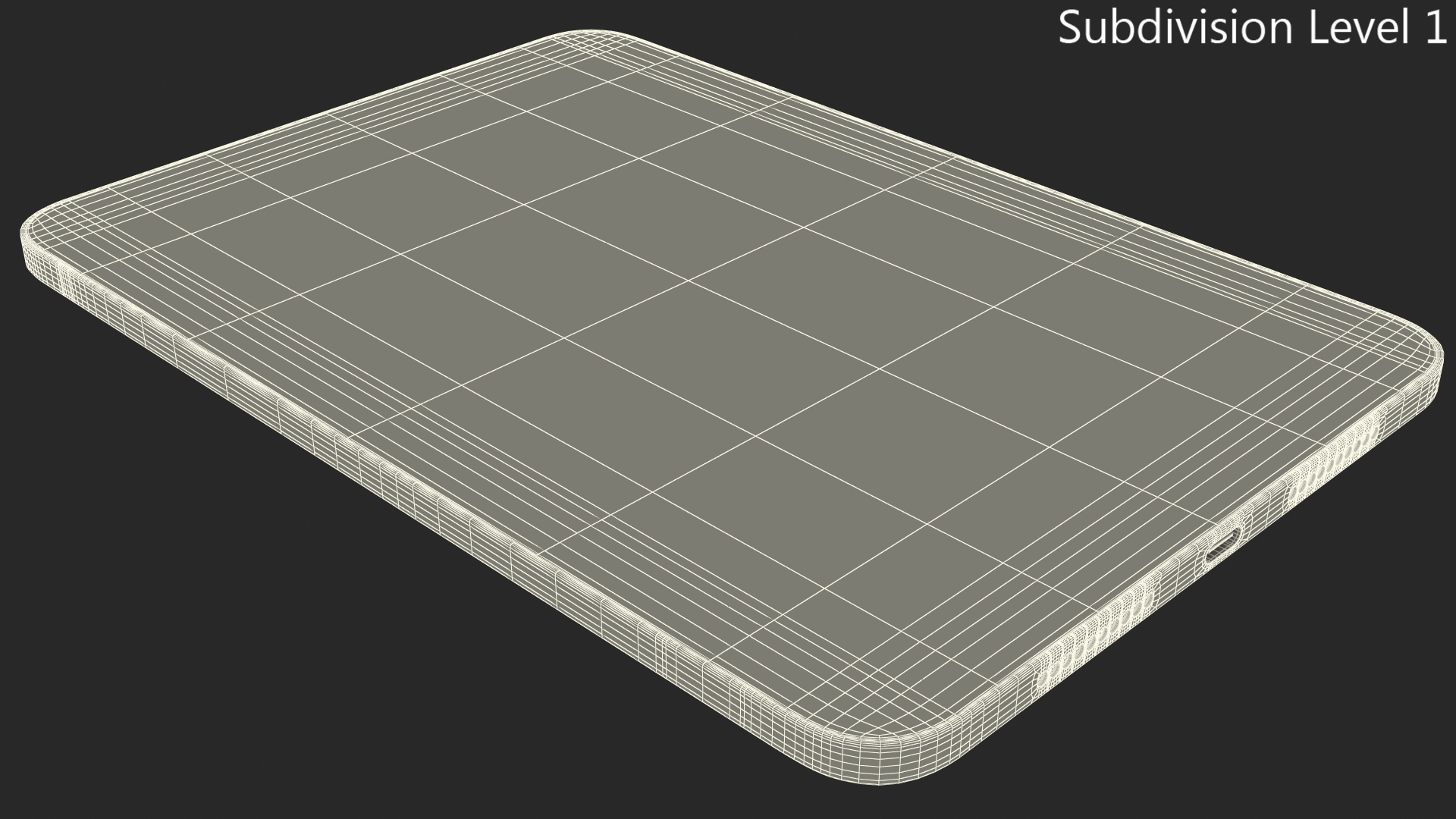 3D model iPad Mini 2021 Space Gray