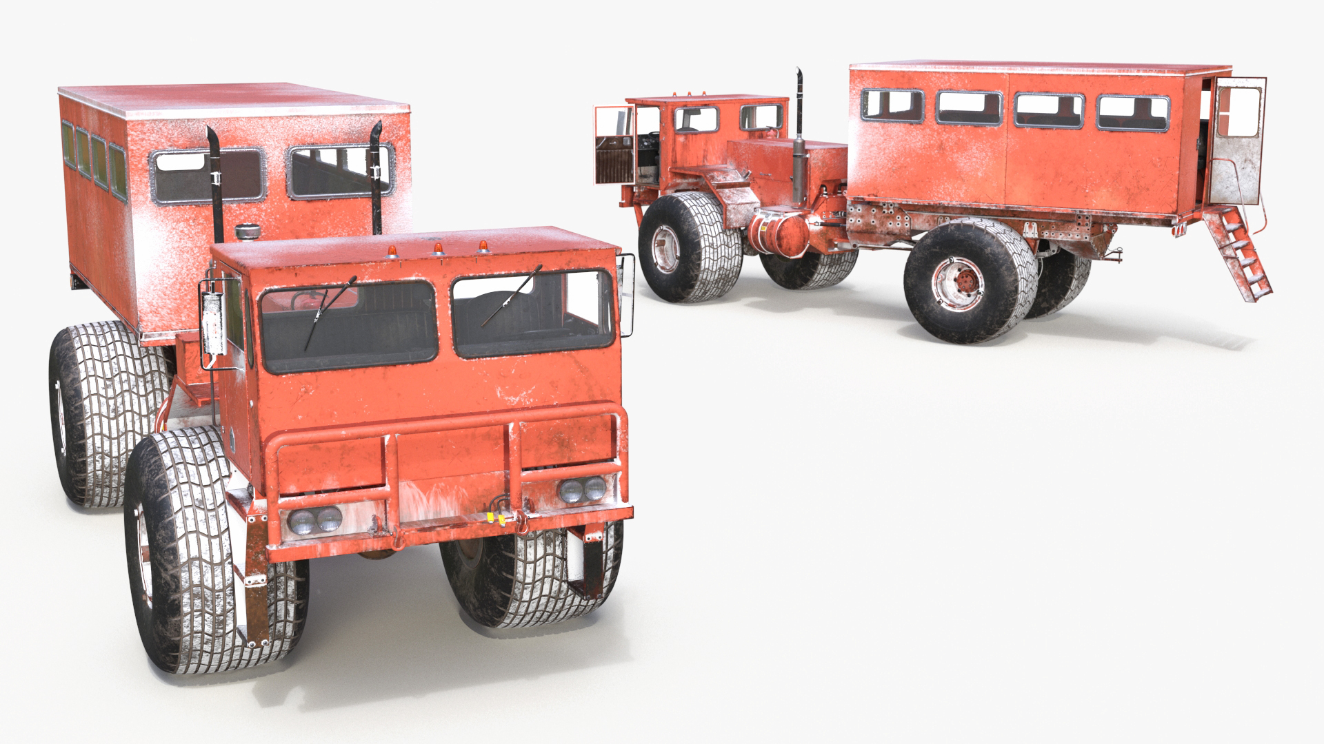 3D Antarctica Snow Vehicle model