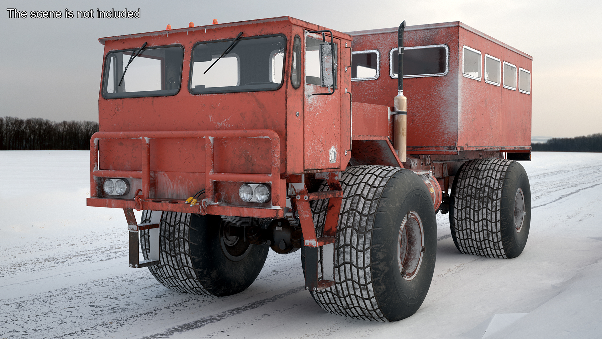 3D Antarctica Snow Vehicle model