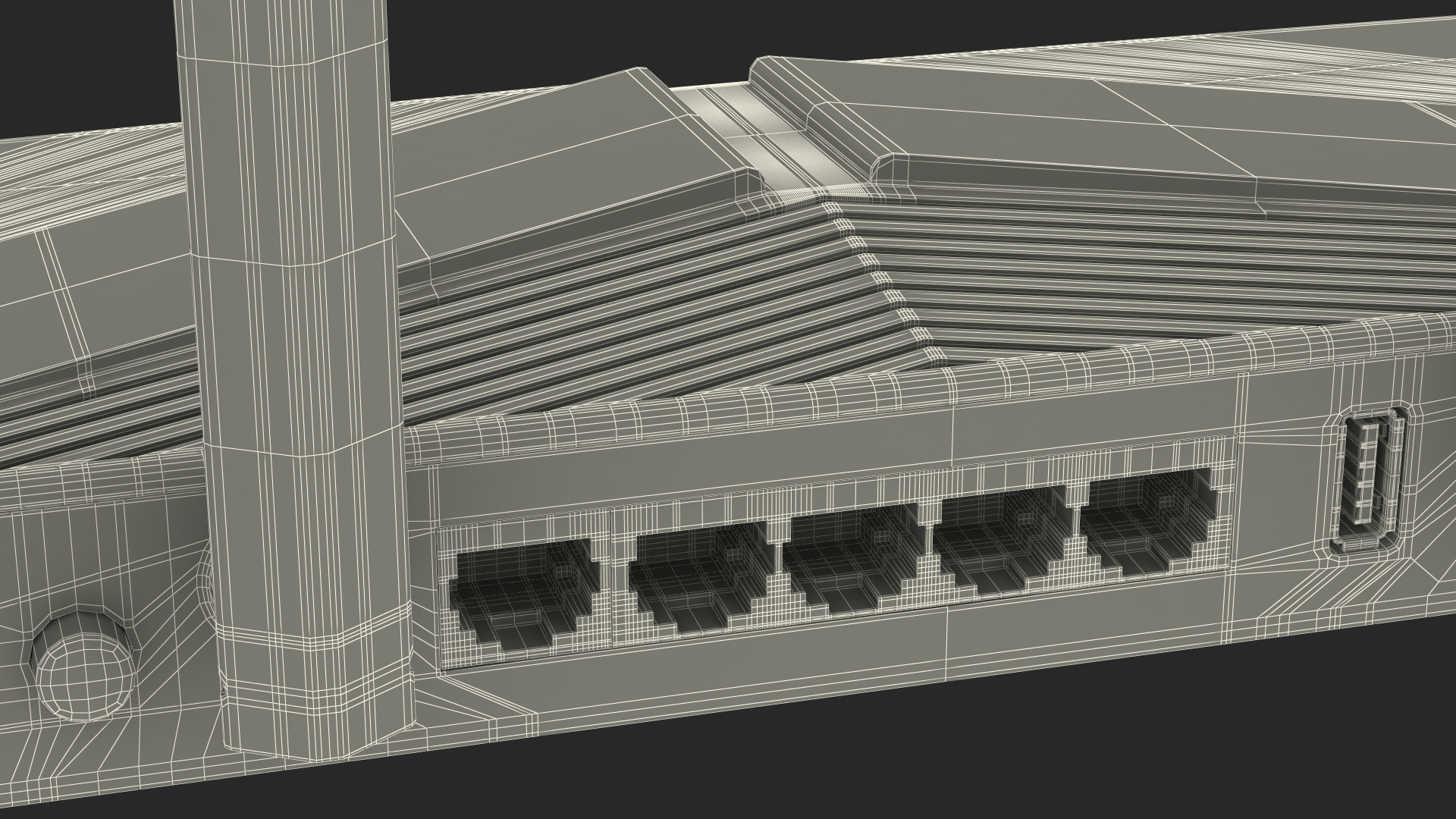 3D Wifi 6 Router model