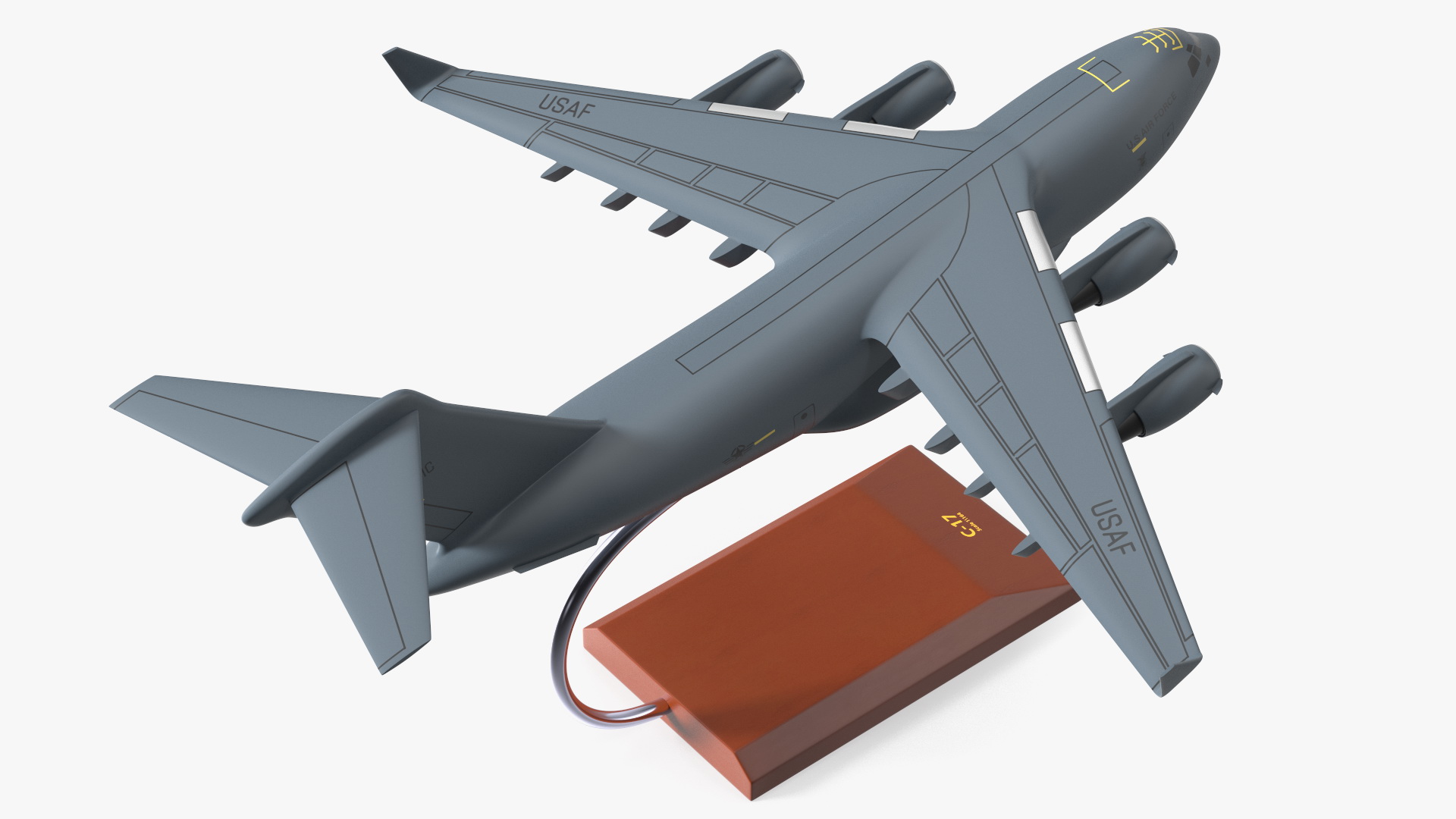 3D Globemaster III Scale Model with Stand model