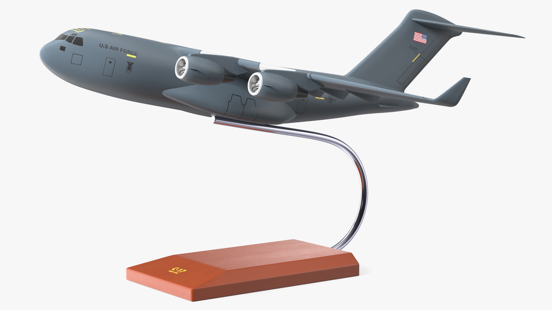 3D Globemaster III Scale Model with Stand model