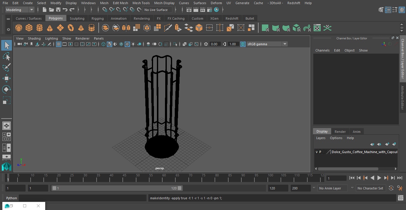 3D Capsule Holder for Coffee Machine model