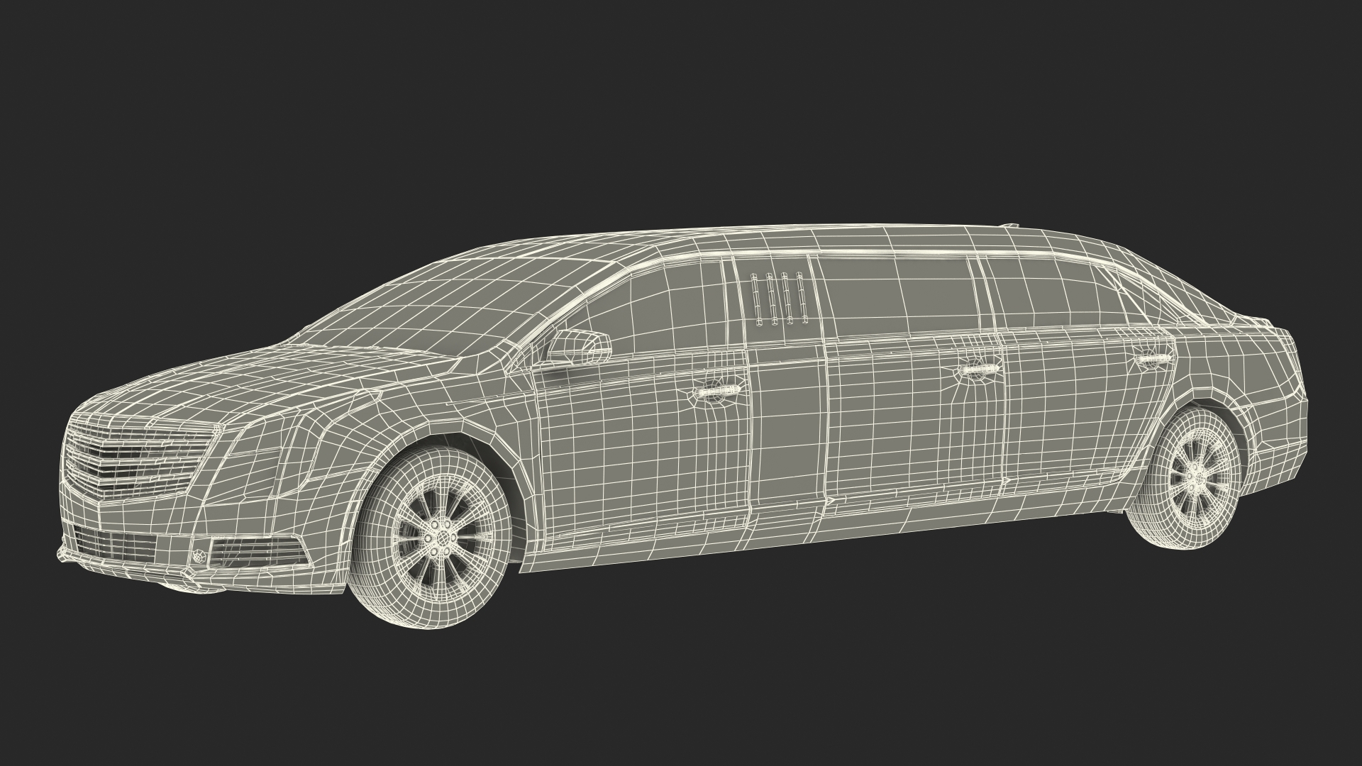 3D model Stretch Limousine Generic