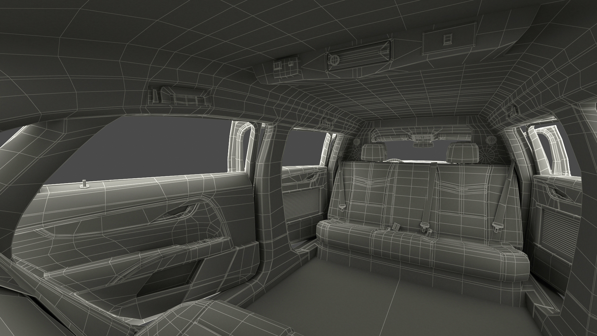 3D model Stretch Limousine Generic