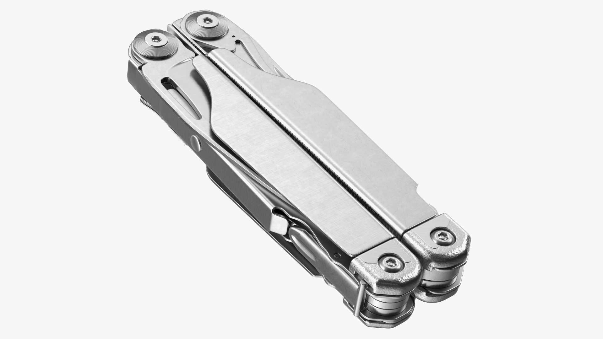 3D Multitool Silver Closed model