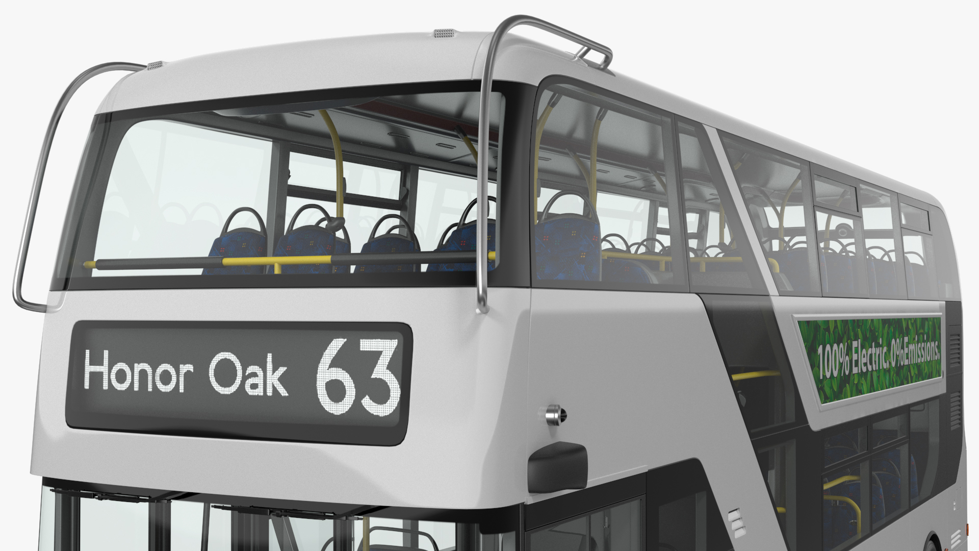 3D model Urban Double Decker White