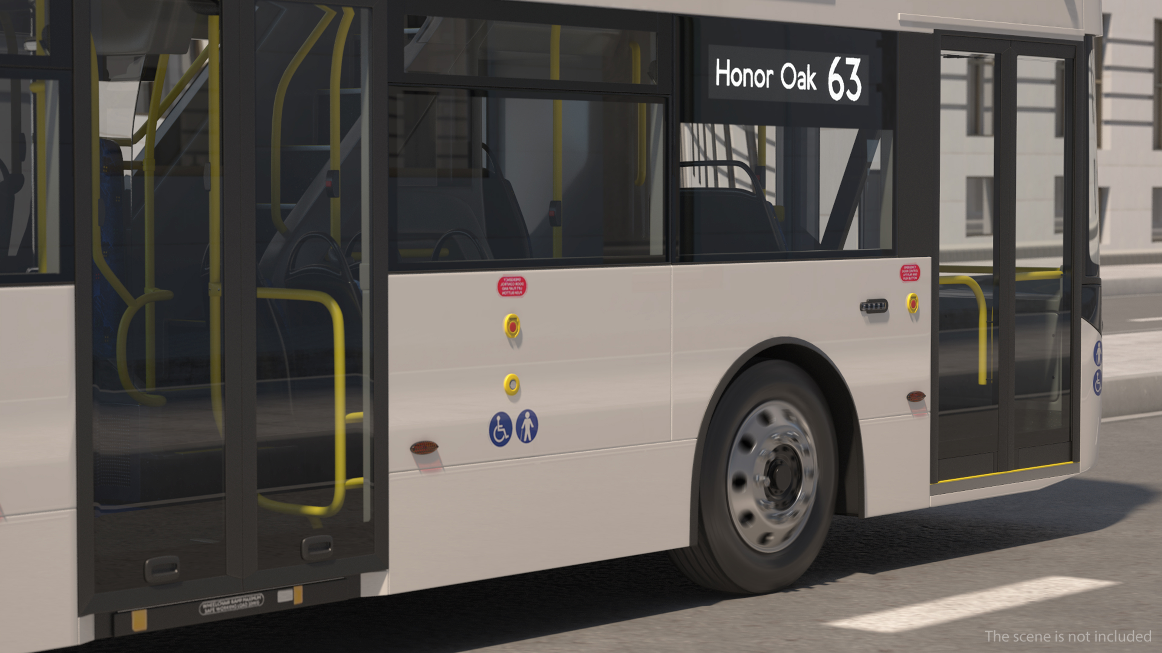 3D model Urban Double Decker White