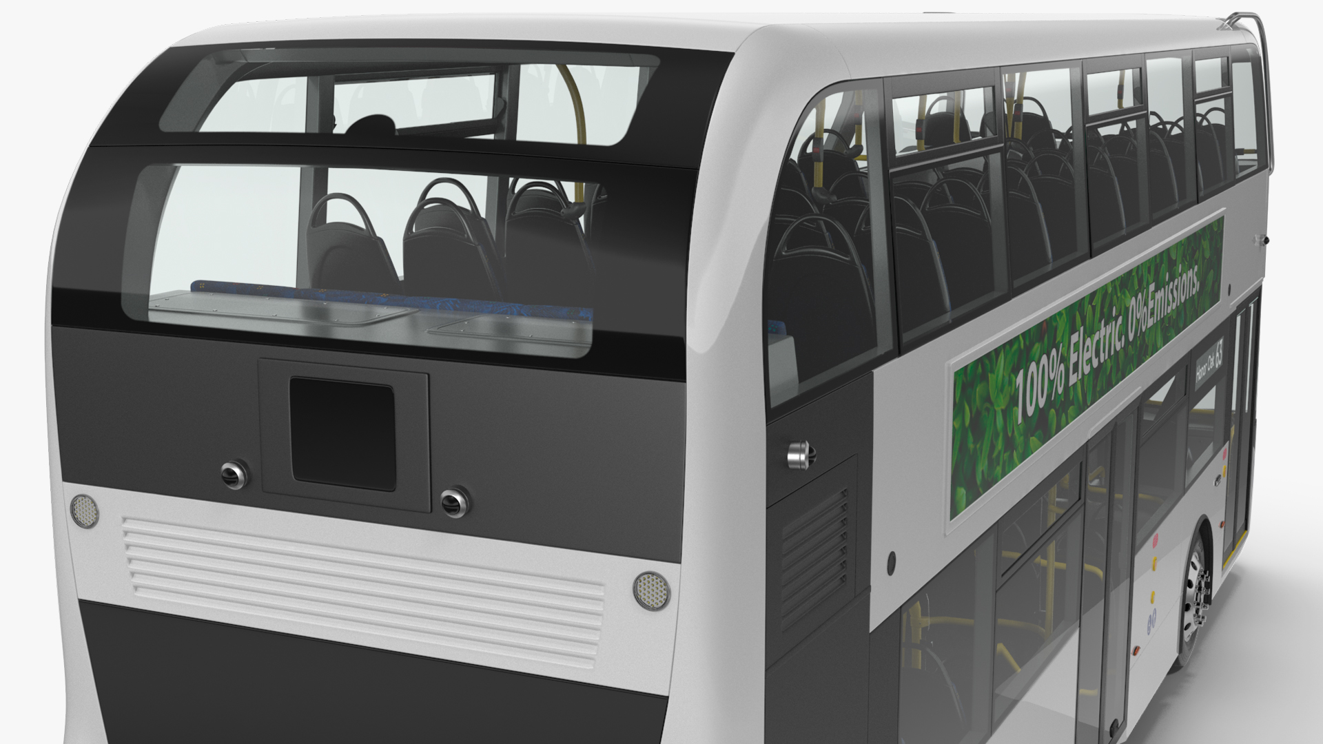 3D model Urban Double Decker White