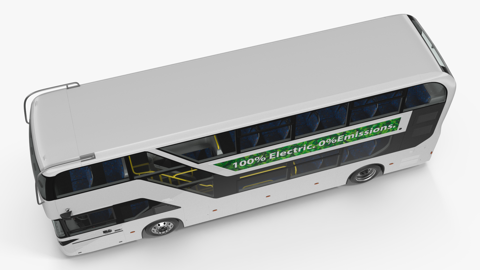 3D model Urban Double Decker White