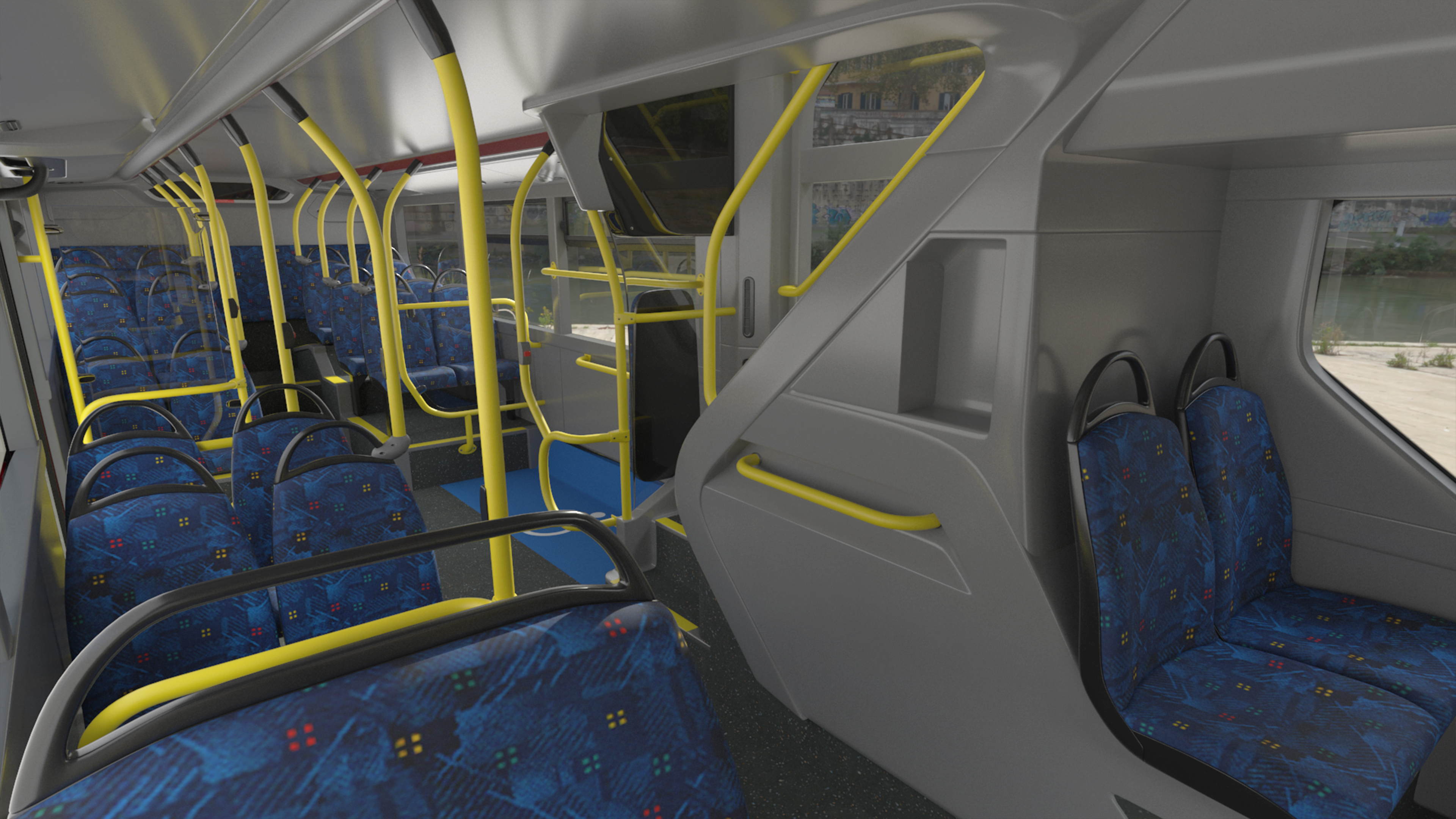 3D model Urban Double Decker White