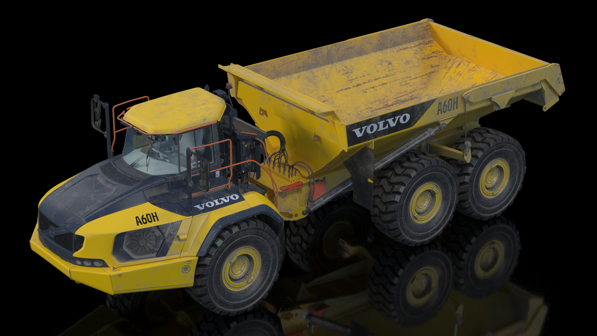 Volvo A60H Truck Dirty 3D